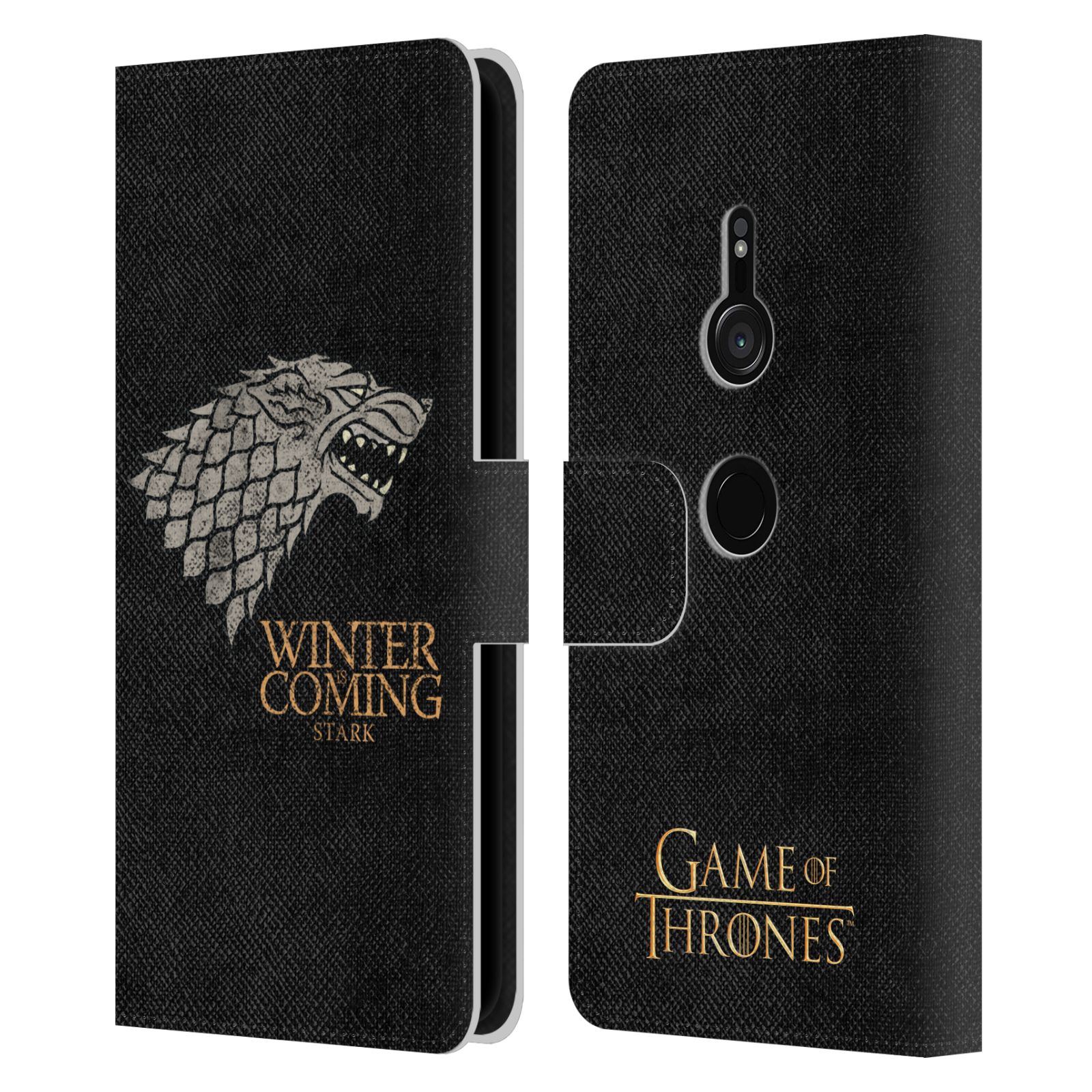 OFFICIAL HBO GAME OF THRONES HOUSE MOTTOS LEATHER BOOK CASE FOR SONY PHONES 1 - Picture 13 of 16