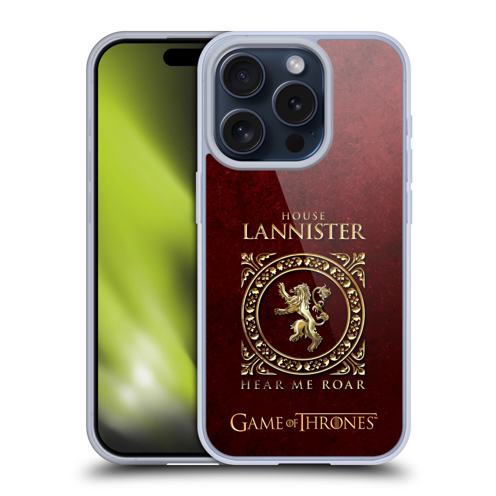 OFFICIAL HBO GAME OF THRONES METALLIC SIGILS GEL CASE FOR APPLE iPHONE PHONES - Picture 8 of 10