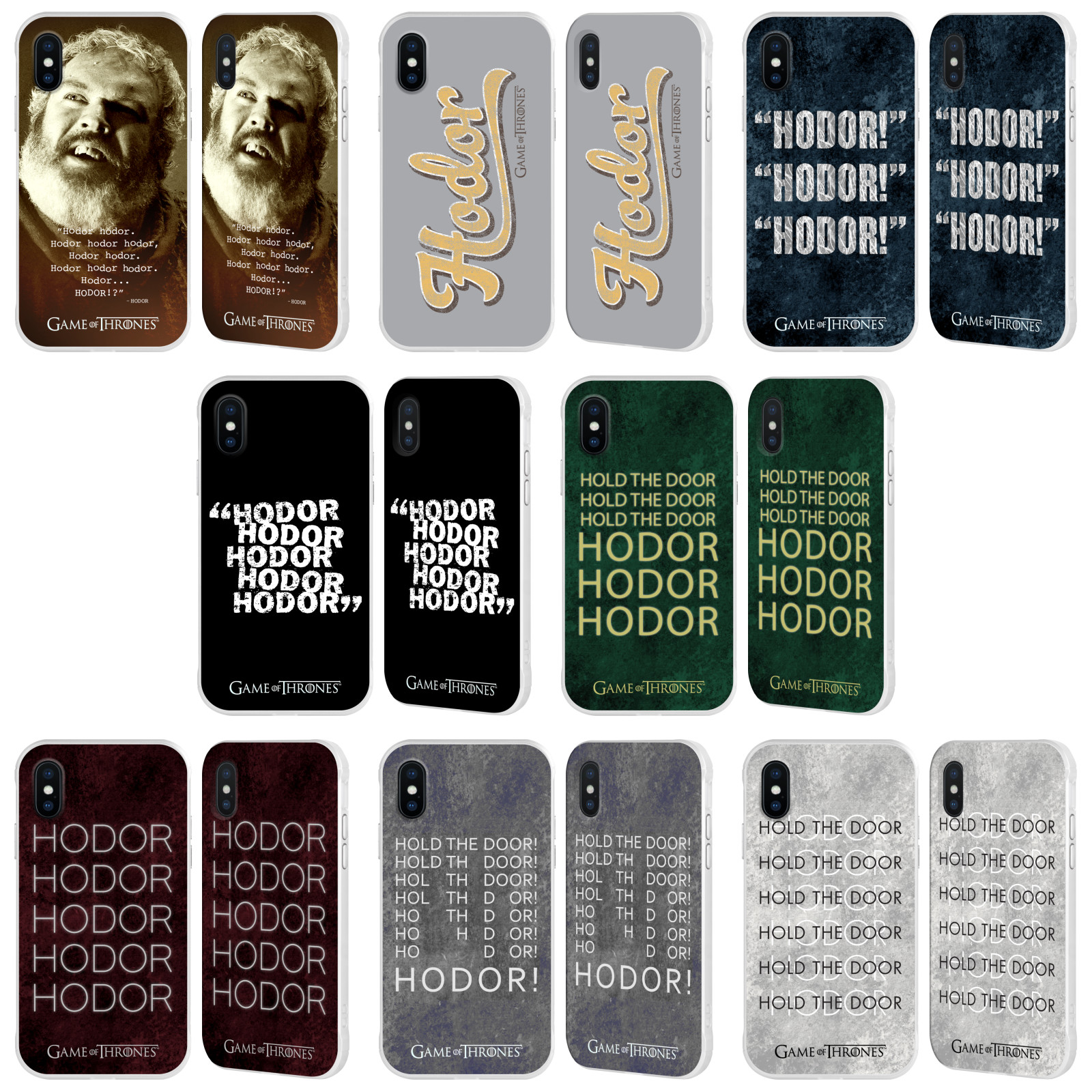 Official Hbo Game Of Thrones Hodor White Fender Case For Apple