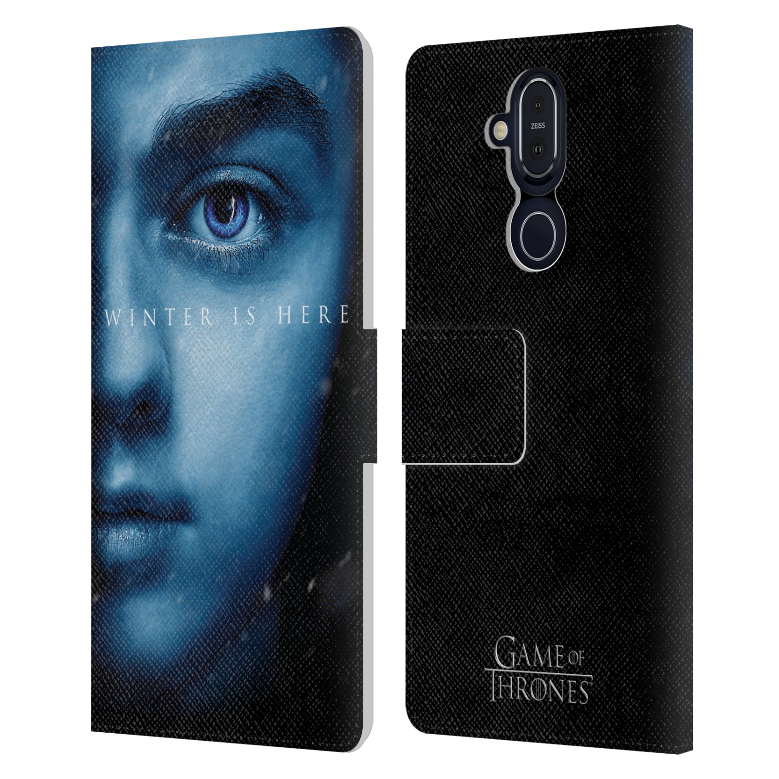 OFFICIAL HBO GAME OF THRONES WINTER IS HERE LEATHER BOOK CASE FOR NOKIA PHONES - Picture 7 of 18