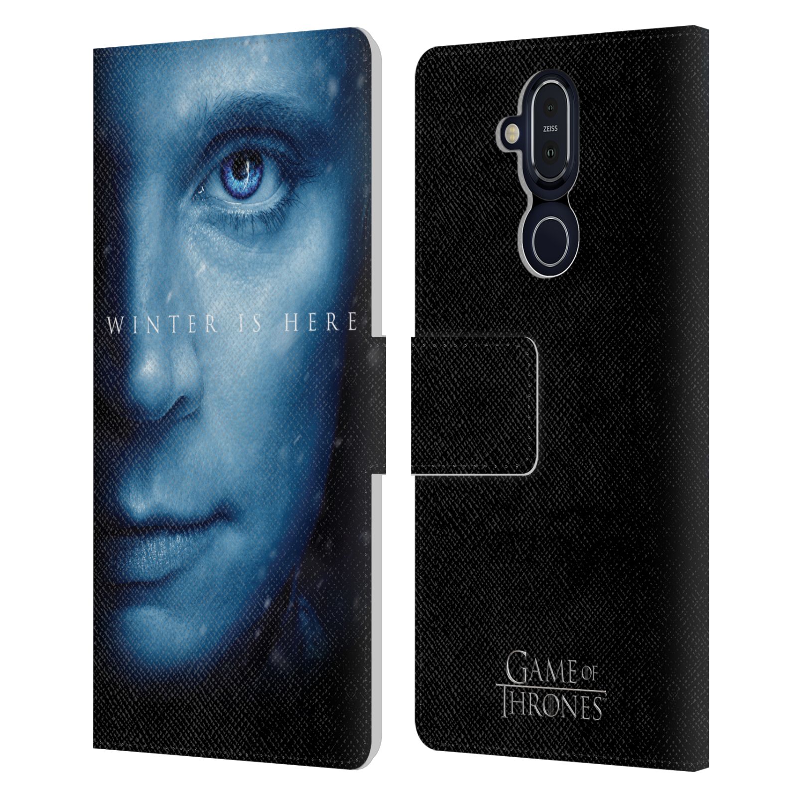 OFFICIAL HBO GAME OF THRONES WINTER IS HERE LEATHER BOOK CASE FOR NOKIA PHONES - Picture 9 of 18