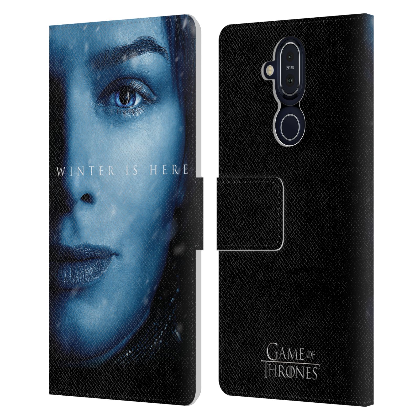 OFFICIAL HBO GAME OF THRONES WINTER IS HERE LEATHER BOOK CASE FOR NOKIA PHONES - Picture 10 of 18