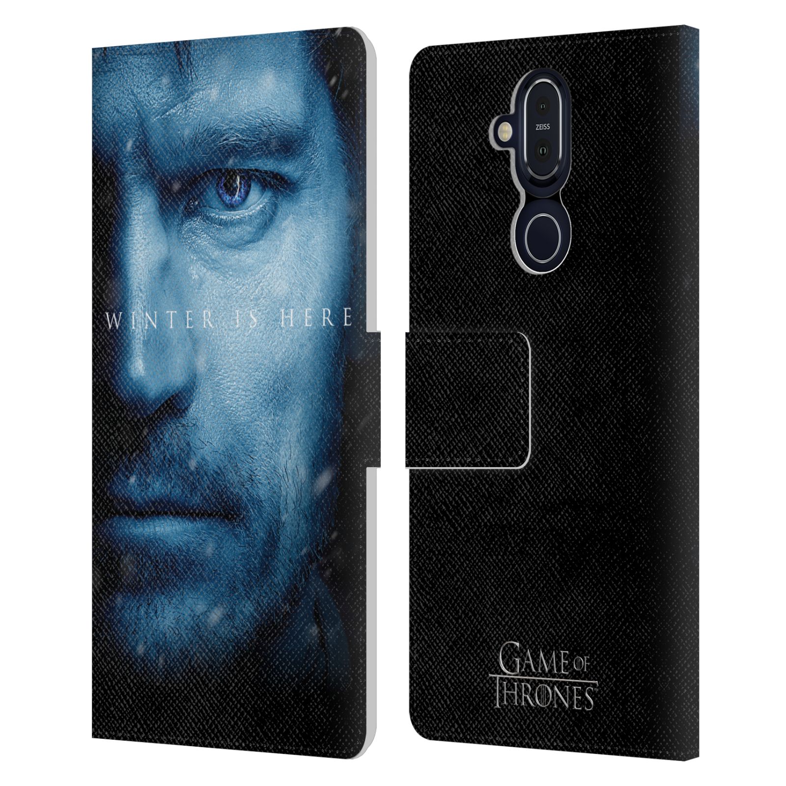 OFFICIAL HBO GAME OF THRONES WINTER IS HERE LEATHER BOOK CASE FOR NOKIA PHONES - Picture 12 of 18