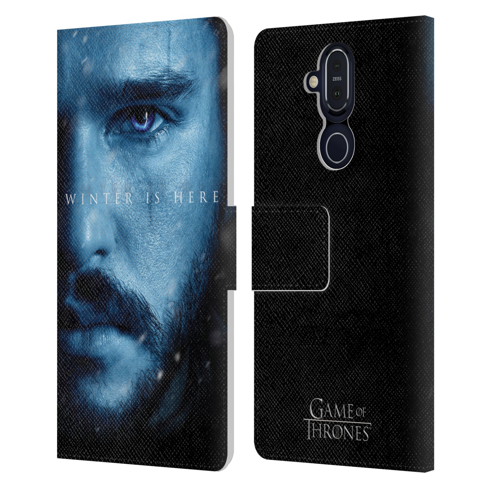 OFFICIAL HBO GAME OF THRONES WINTER IS HERE LEATHER BOOK CASE FOR NOKIA PHONES - Picture 13 of 18