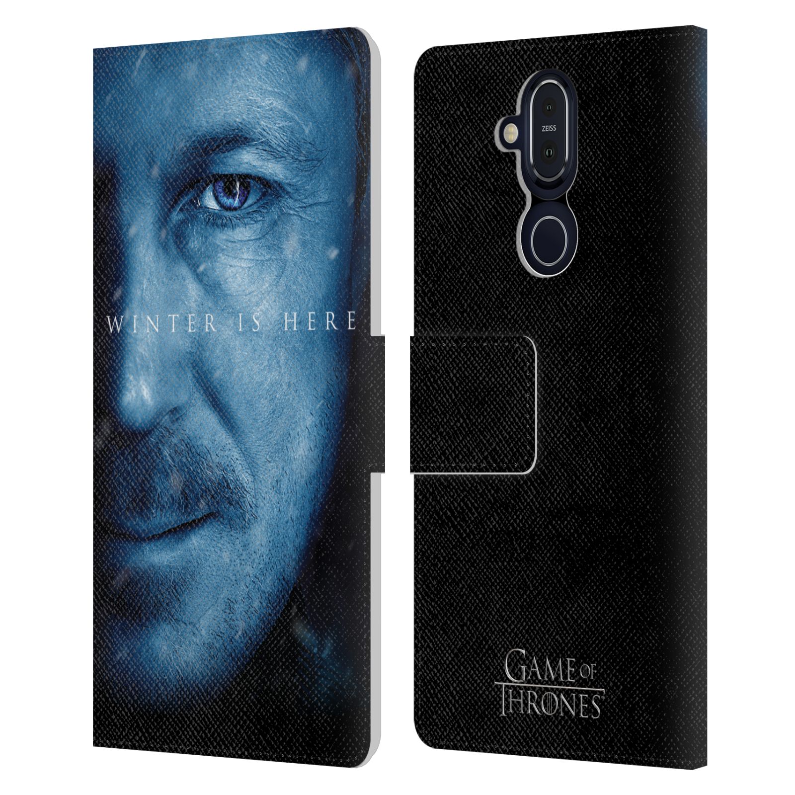 OFFICIAL HBO GAME OF THRONES WINTER IS HERE LEATHER BOOK CASE FOR NOKIA PHONES - Picture 14 of 18