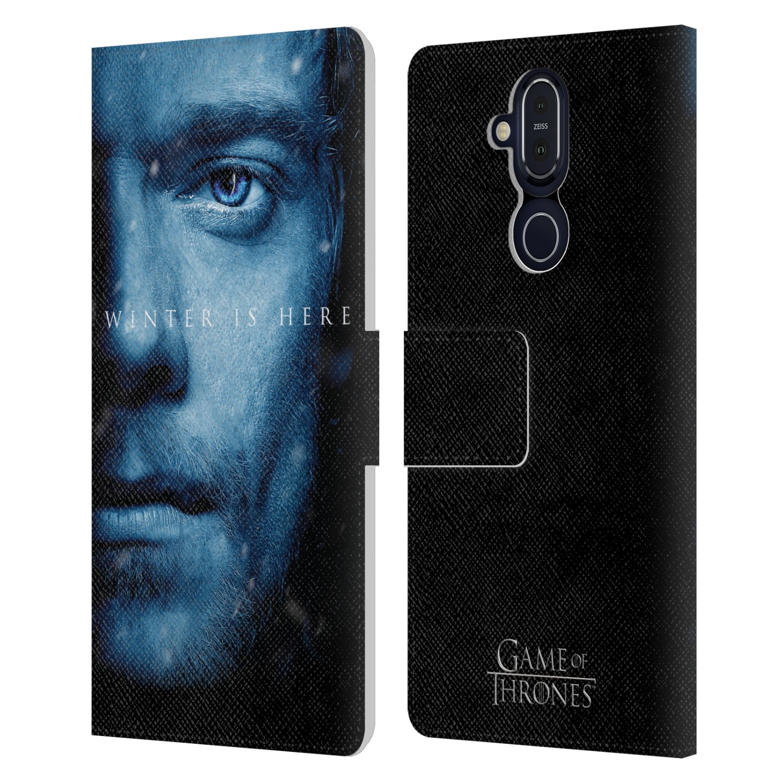 OFFICIAL HBO GAME OF THRONES WINTER IS HERE LEATHER BOOK CASE FOR NOKIA PHONES - Picture 16 of 18