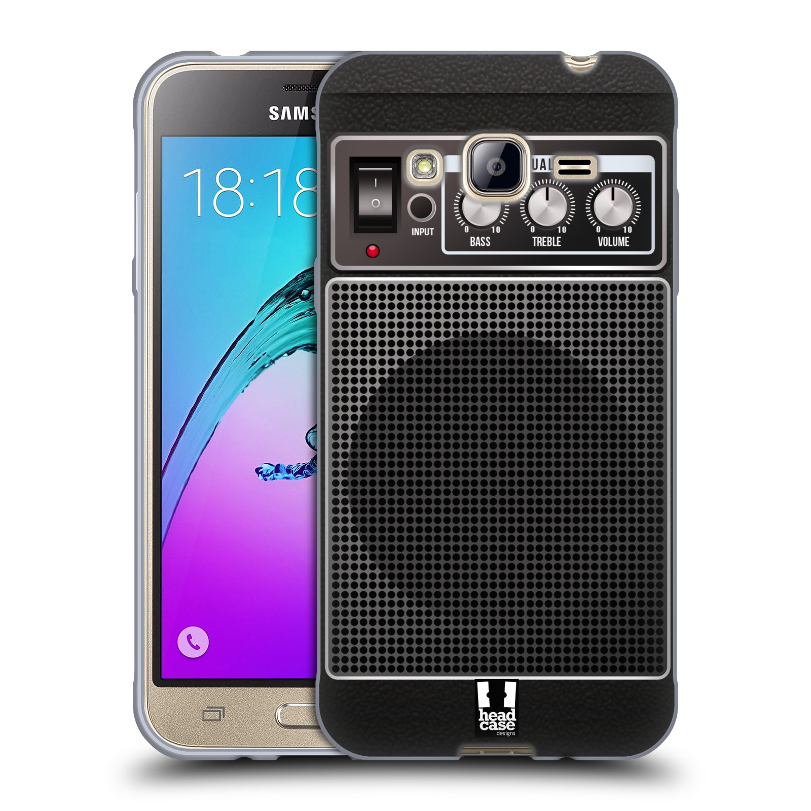 FUNDA HEAD CASE DESIGNS CON AMPLIFICADOR DE GUITARRA DE GEL SUAVE PARA TELÉFONOS SAMSUNG 3 - Imagen 8 de 10