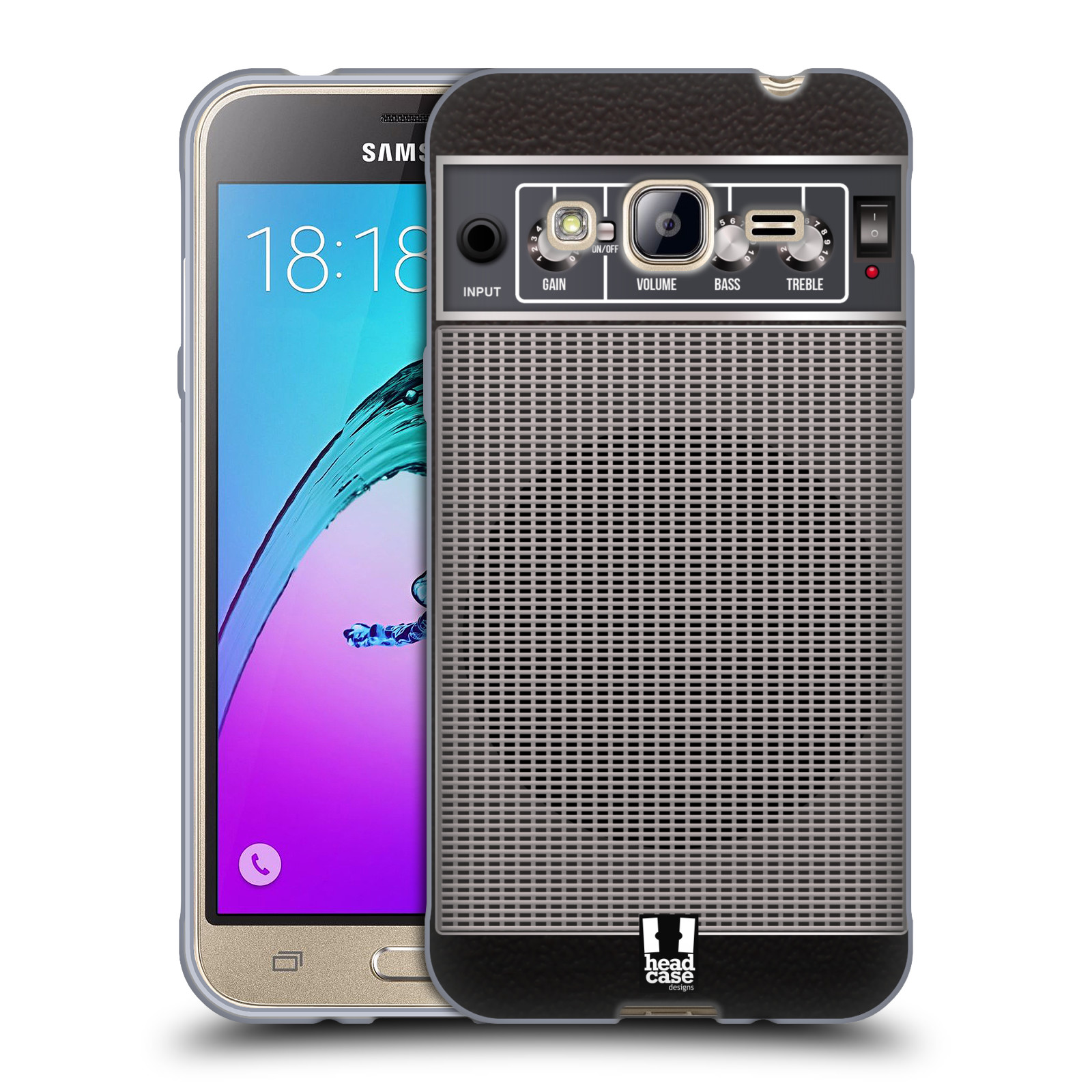 FUNDA HEAD CASE DESIGNS CON AMPLIFICADOR DE GUITARRA DE GEL SUAVE PARA TELÉFONOS SAMSUNG 3 - Imagen 9 de 10