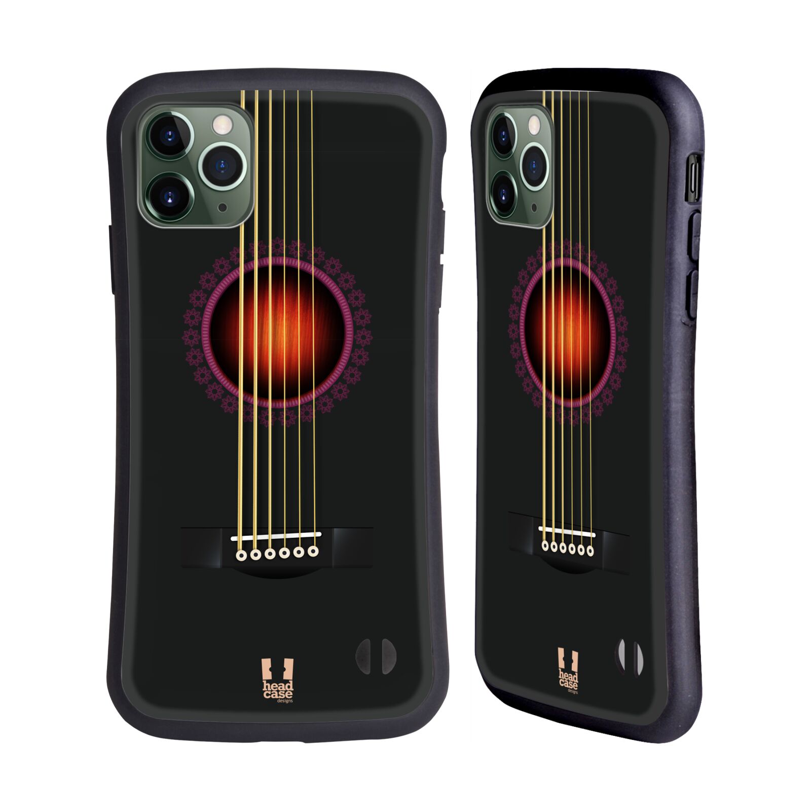 FUNDA HÍBRIDA DE GUITARRA ACÚSTICA HEAD CASE DESIGNS PARA TELÉFONOS APPLE iPHONES - Imagen 8 de 12