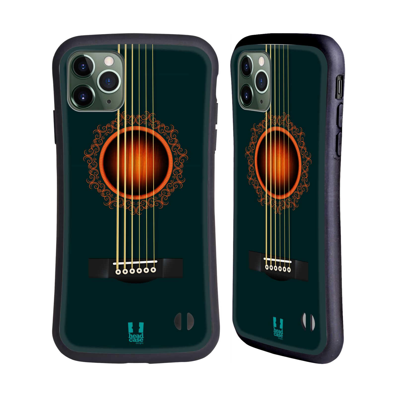 FUNDA HÍBRIDA DE GUITARRA ACÚSTICA HEAD CASE DESIGNS PARA TELÉFONOS APPLE iPHONES - Imagen 9 de 12