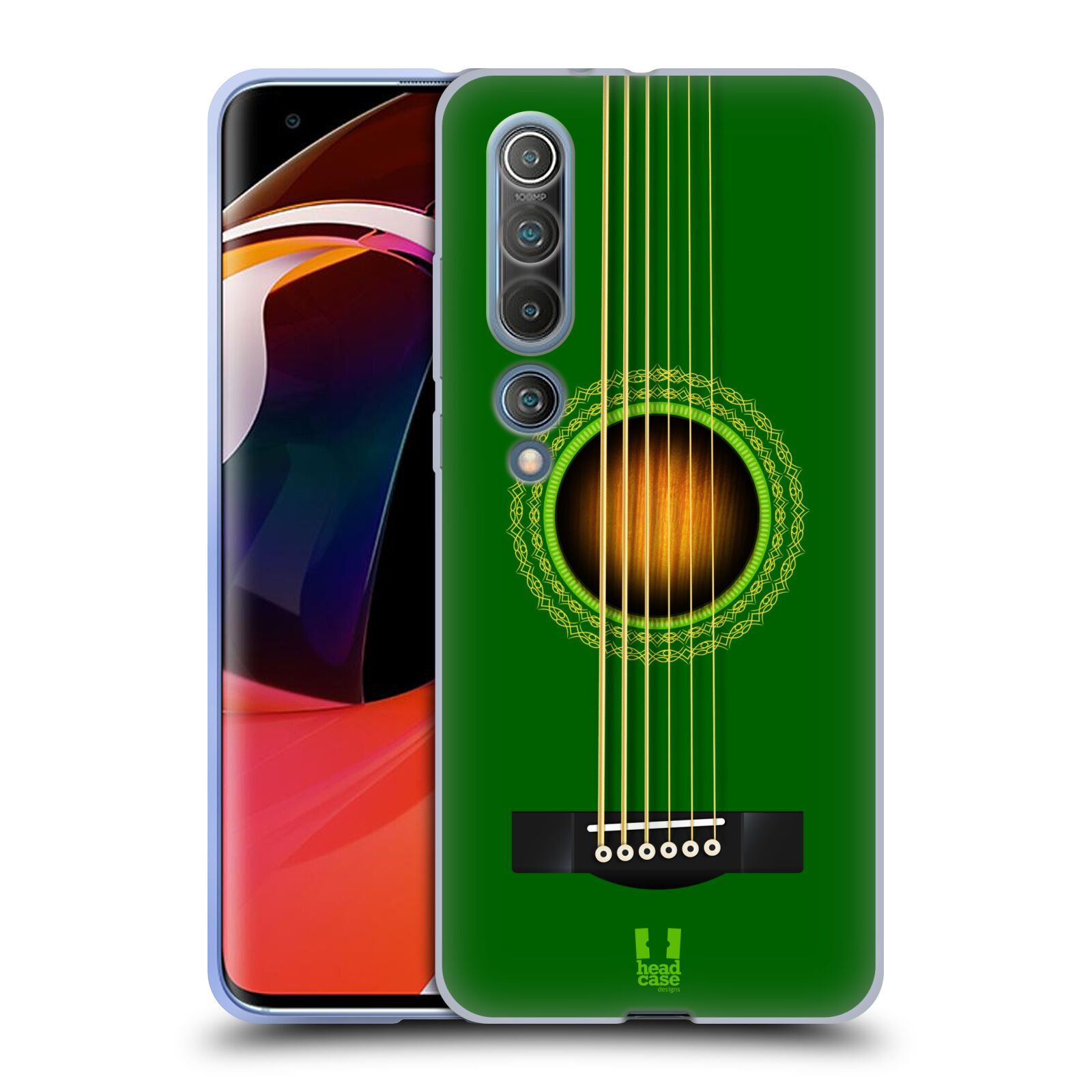 FUNDA HEAD CASE DESIGNS CON DIBUJO DE GUITARRA ACÚSTICA DE GEL SUAVE PARA TELÉFONOS XIAOMI - Imagen 10 de 12