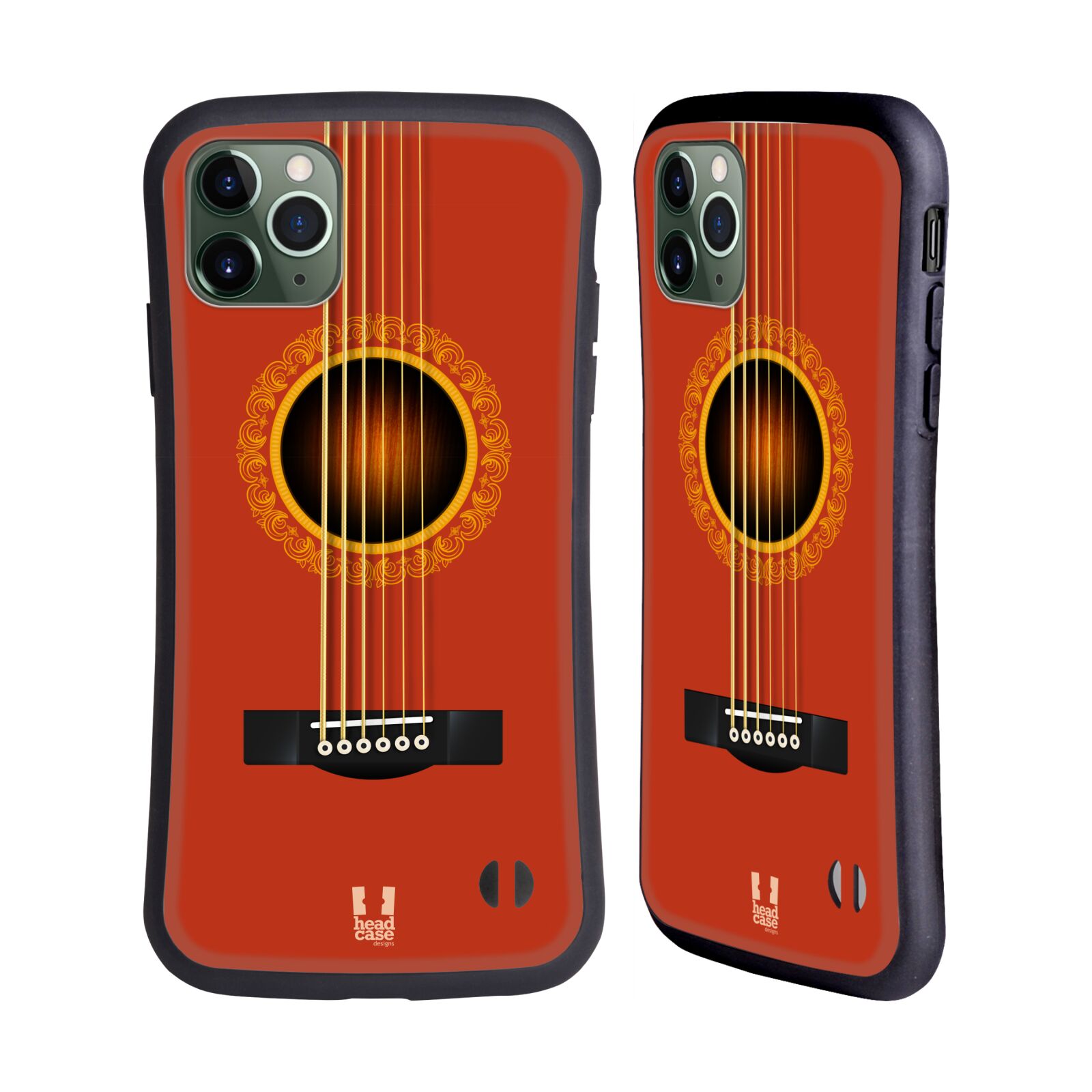 FUNDA HÍBRIDA DE GUITARRA ACÚSTICA HEAD CASE DESIGNS PARA TELÉFONOS APPLE iPHONES - Imagen 11 de 12