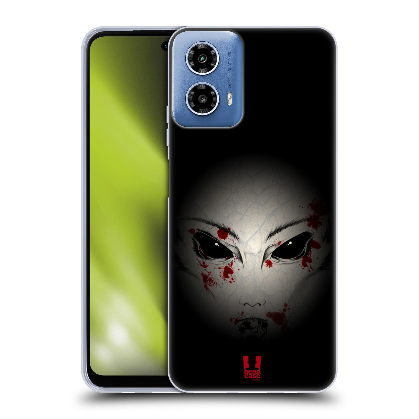 Silikonové pouzdro na mobil Motorola Moto G34 5G - Head Case - Macabre (Silikonový kryt, obal, pouzdro na mobilní telefon Motorola Moto G34 5G s motivem Macabre)