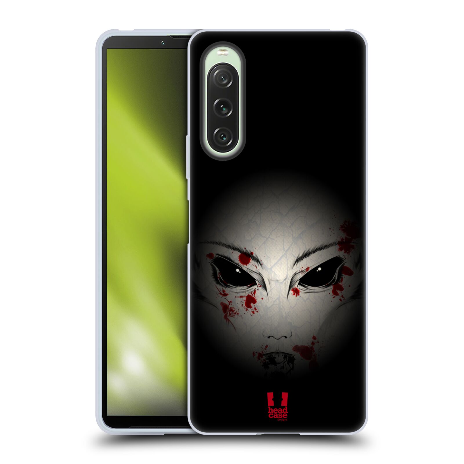 Silikonové pouzdro - Sony Xperia 10 V - Head Case - Macabre (Silikonový kryt, obal, pouzdro na mobilní telefon Sony Xperia 10 V s motivem Macabre)