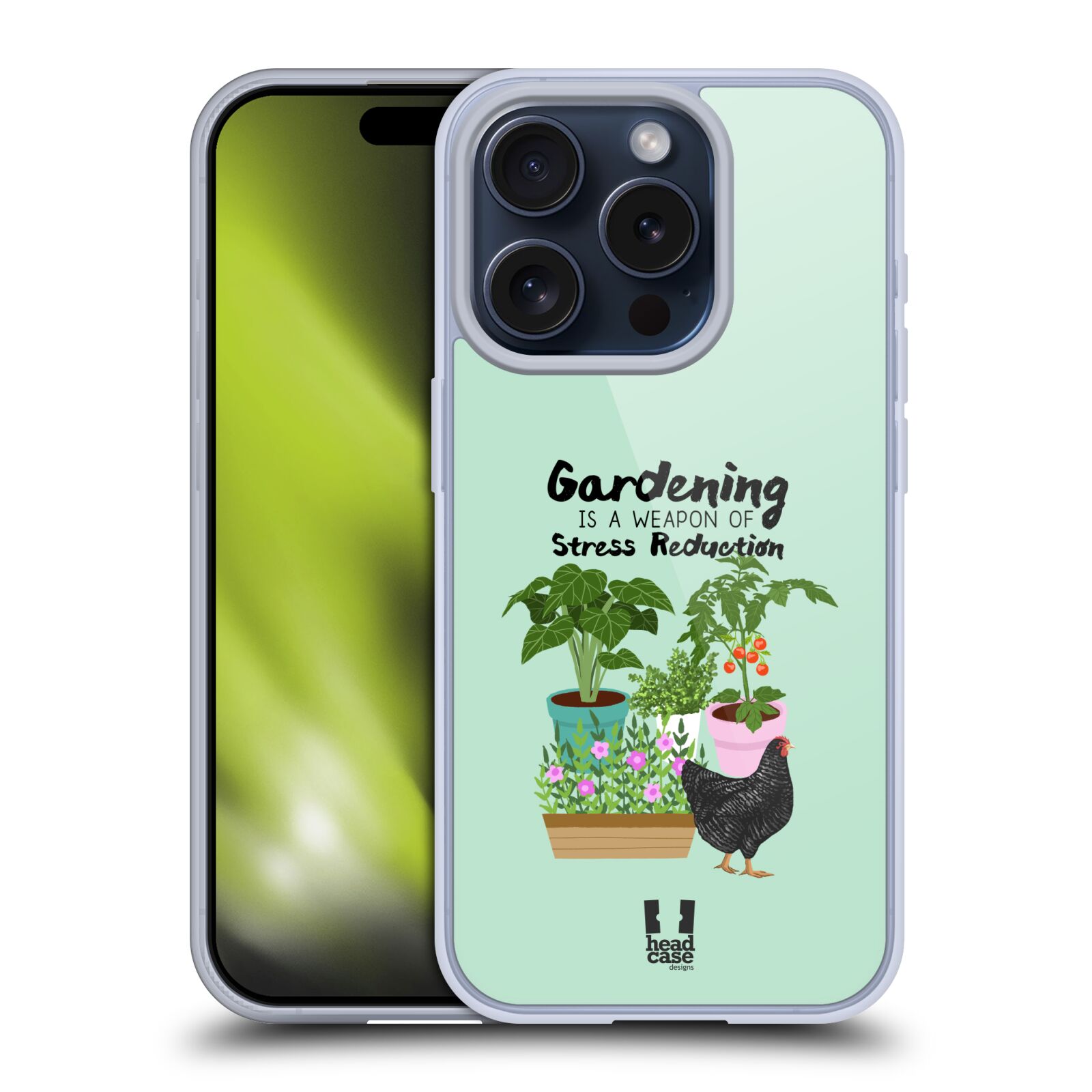 HEAD CASE DESIGNS HAPPY GARDENING SOFT GEL CASE FOR APPLE iPHONE PHONES - Picture 10 of 12