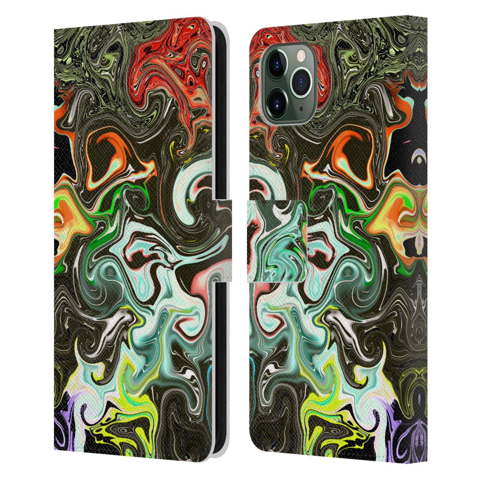 HAROULITA PROBLÈME ABSTRACT 5 ÉTUI COQUE EN CUIR POUR APPLE iPHONE TÉLÉPHONES - Photo 10 sur 16