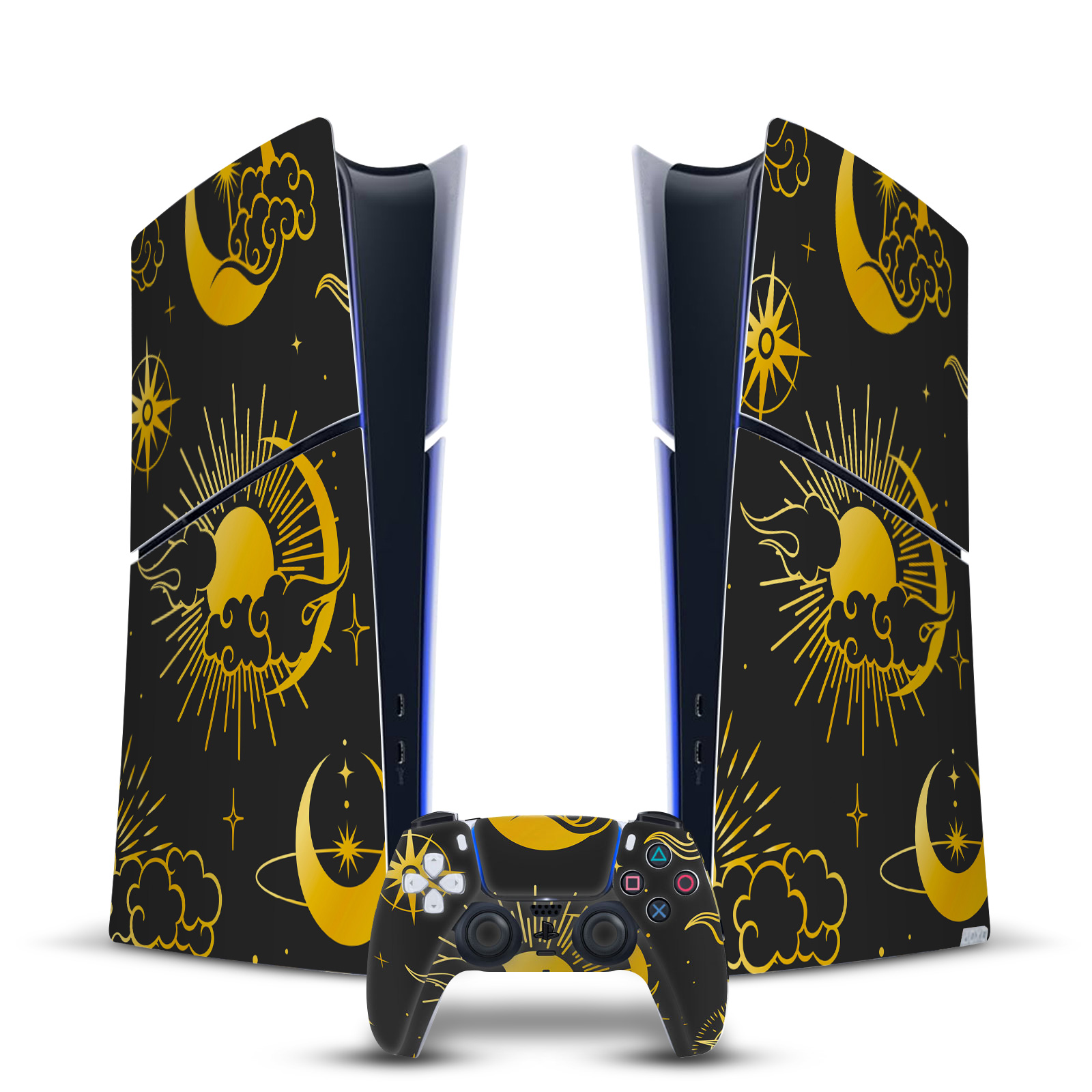 OFFICIAL HAROULITA ART MIX VINYL SKIN FOR PS5 SLIM DIGITAL CONSOLE & CONTROLLER