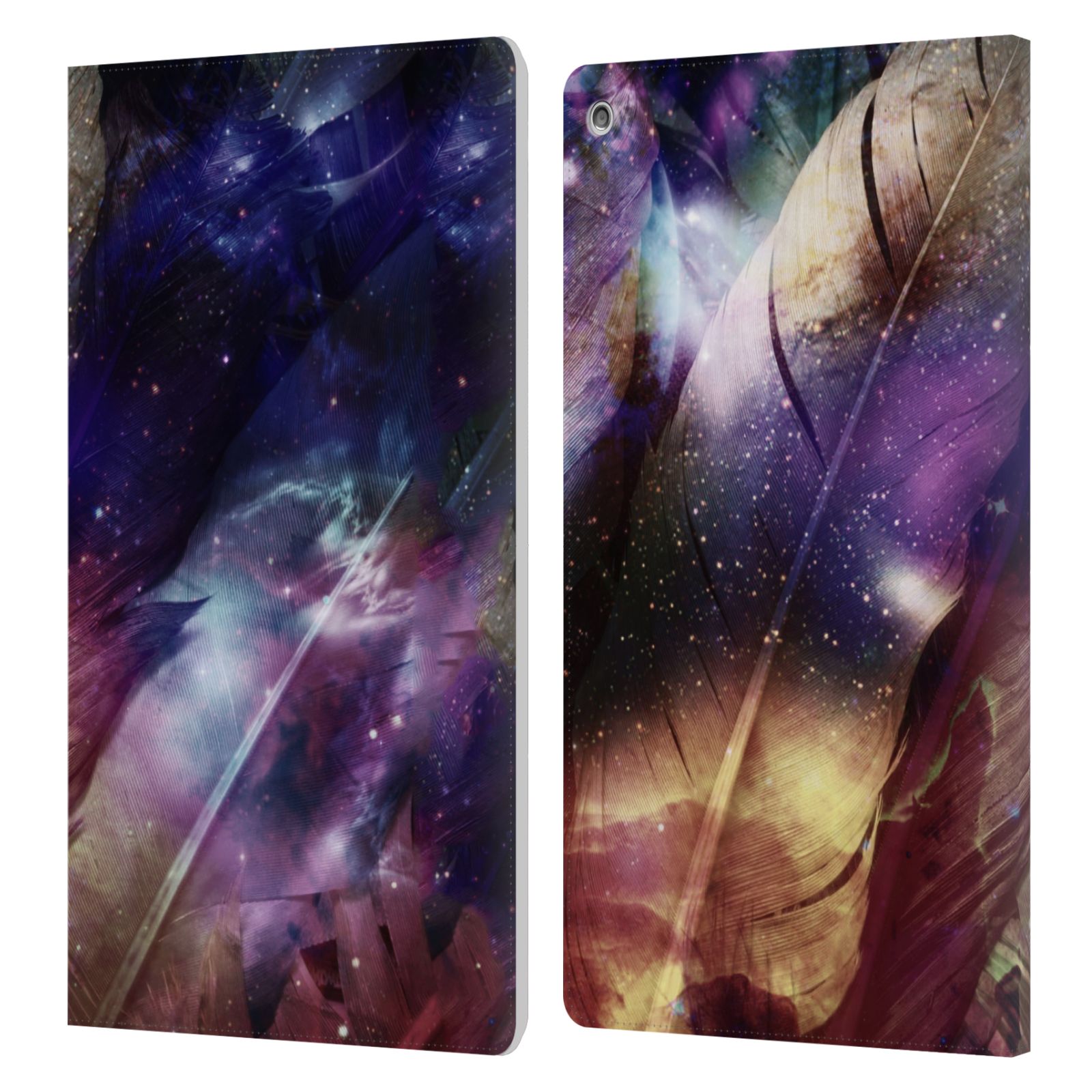 OFFICIAL HAROULITA ABSTRACT NATURE LEATHER BOOK CASE FOR AMAZON FIRE - Picture 10 of 14