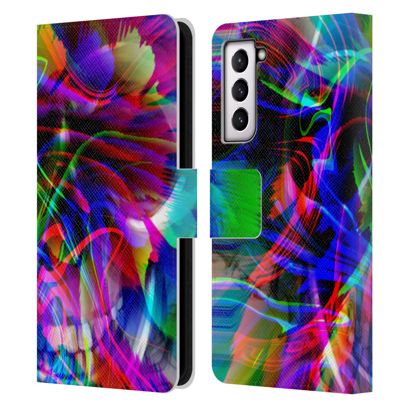 HAROULITA ASSORTED DESIGNS LEATHER BOOK WALLET CASE COVER FOR SAMSUNG PHONES 4 - Picture 12 of 12