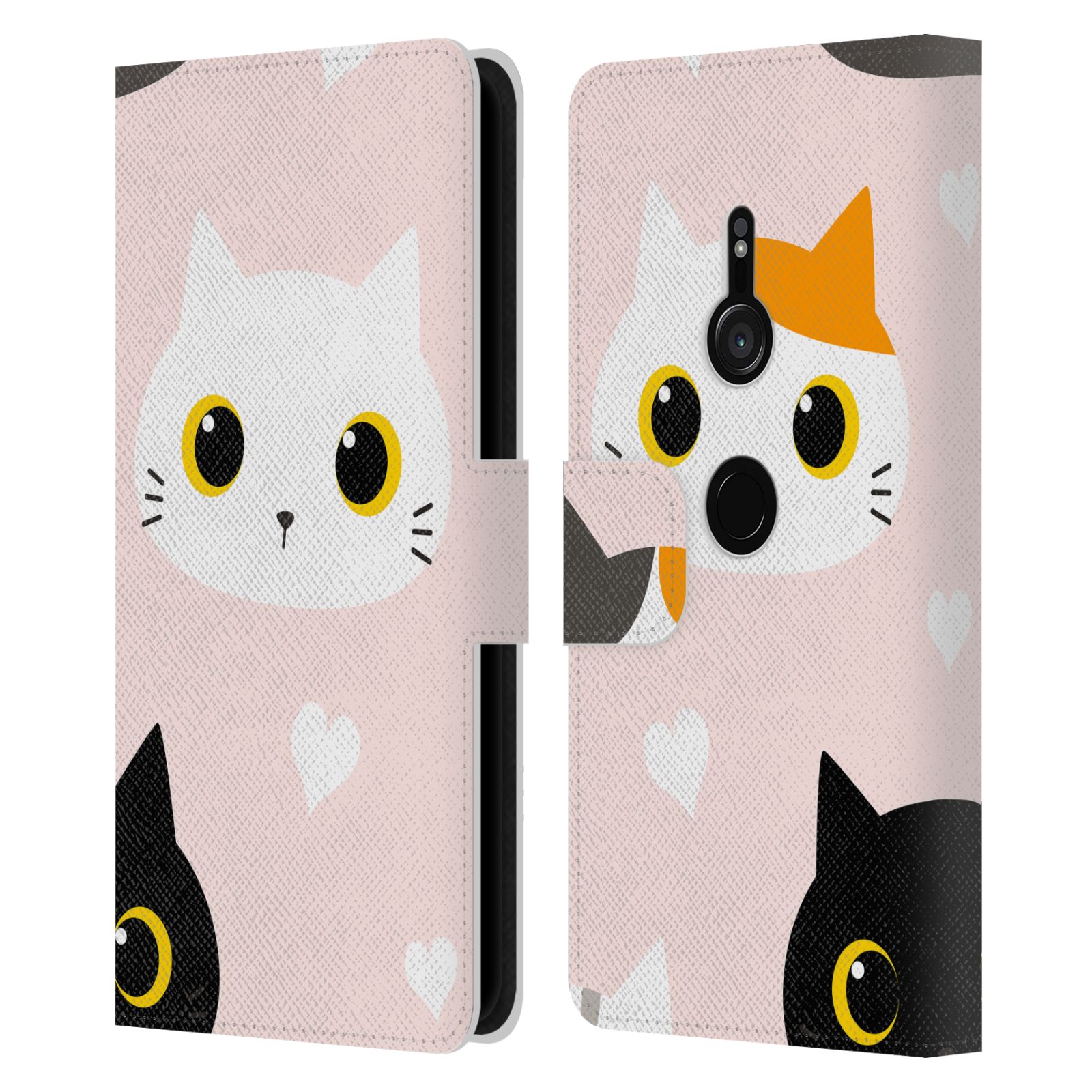 OFFICIAL HAROULITA CATS AND DOGS LEATHER BOOK WALLET CASE FOR SONY PHONES 1 - 第 7/15 張圖片