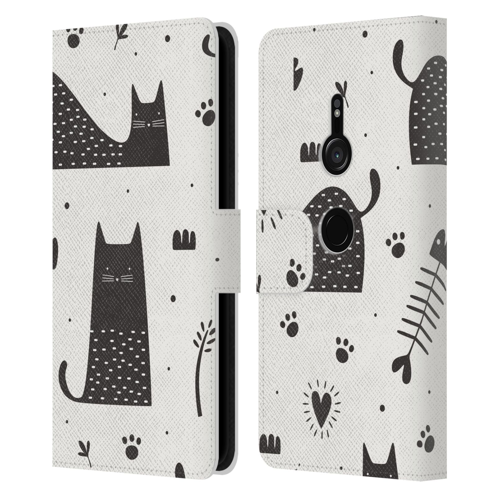 OFFICIAL HAROULITA CATS AND DOGS LEATHER BOOK WALLET CASE FOR SONY PHONES 1 - 第 8/15 張圖片