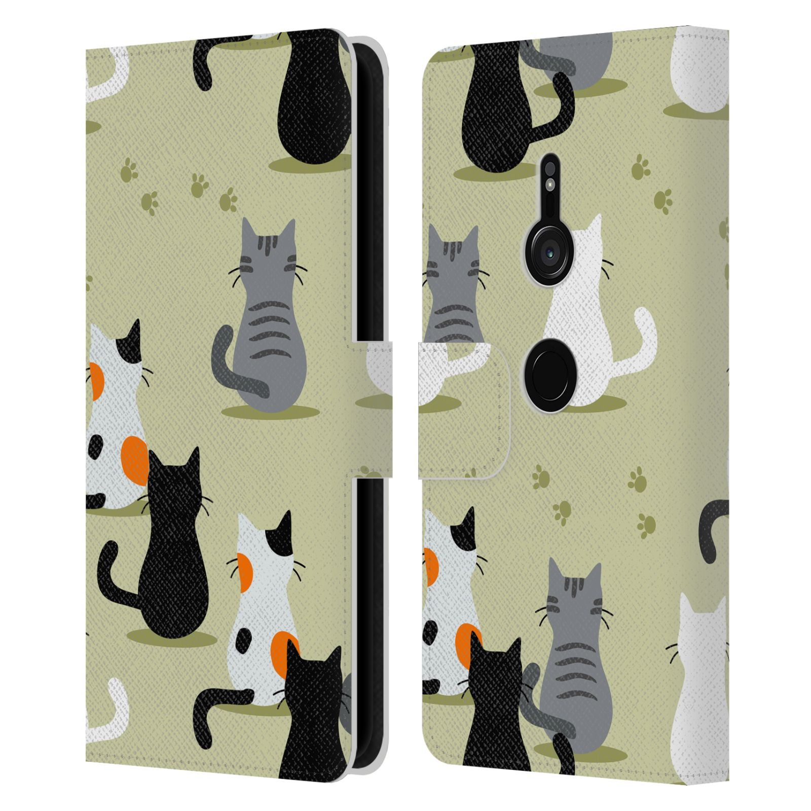 OFFICIAL HAROULITA CATS AND DOGS LEATHER BOOK WALLET CASE FOR SONY PHONES 1 - 第 9/15 張圖片