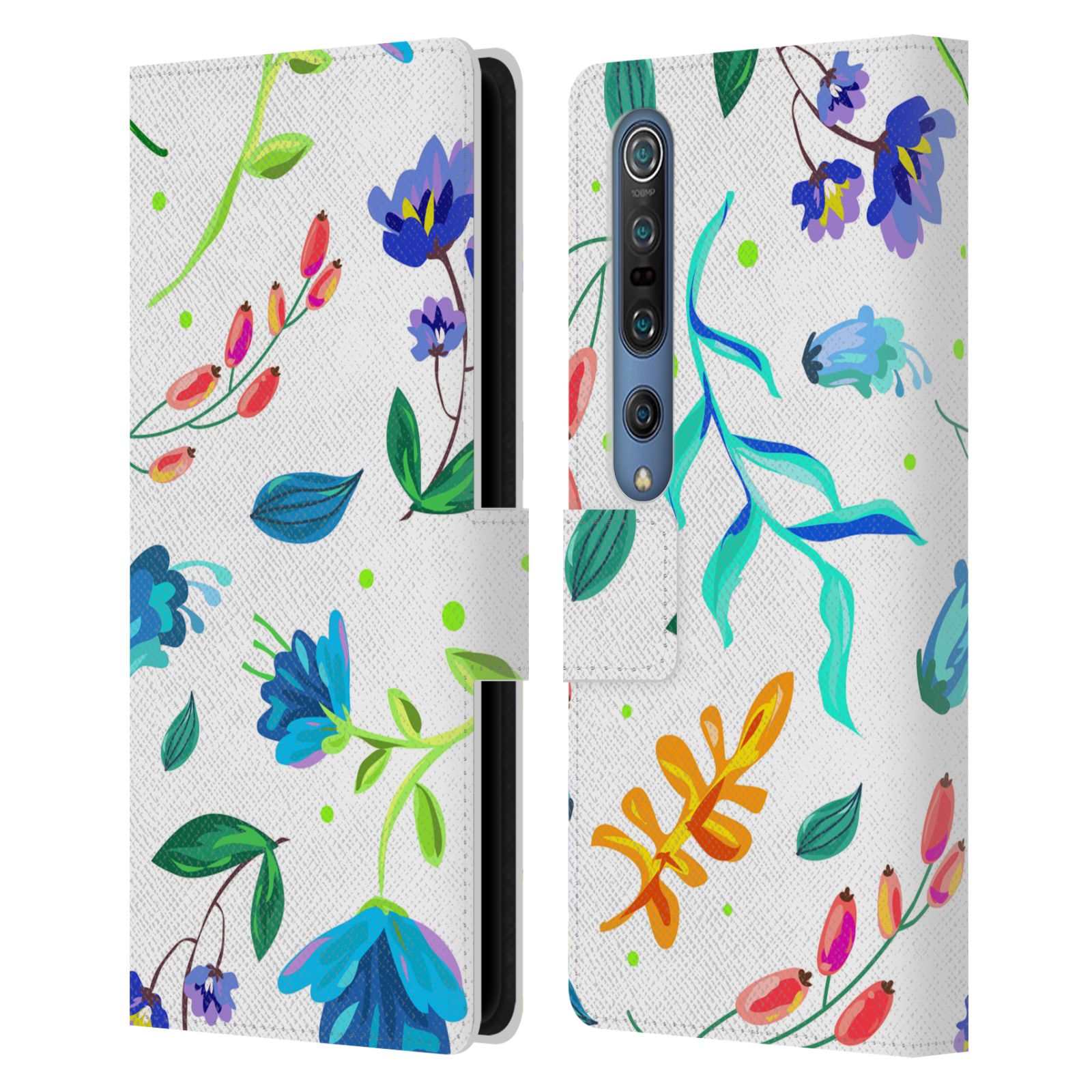 OFFICIAL HAROULITA CUTE FLOWER PATTERN LEATHER BOOK CASE FOR XIAOMI PHONES