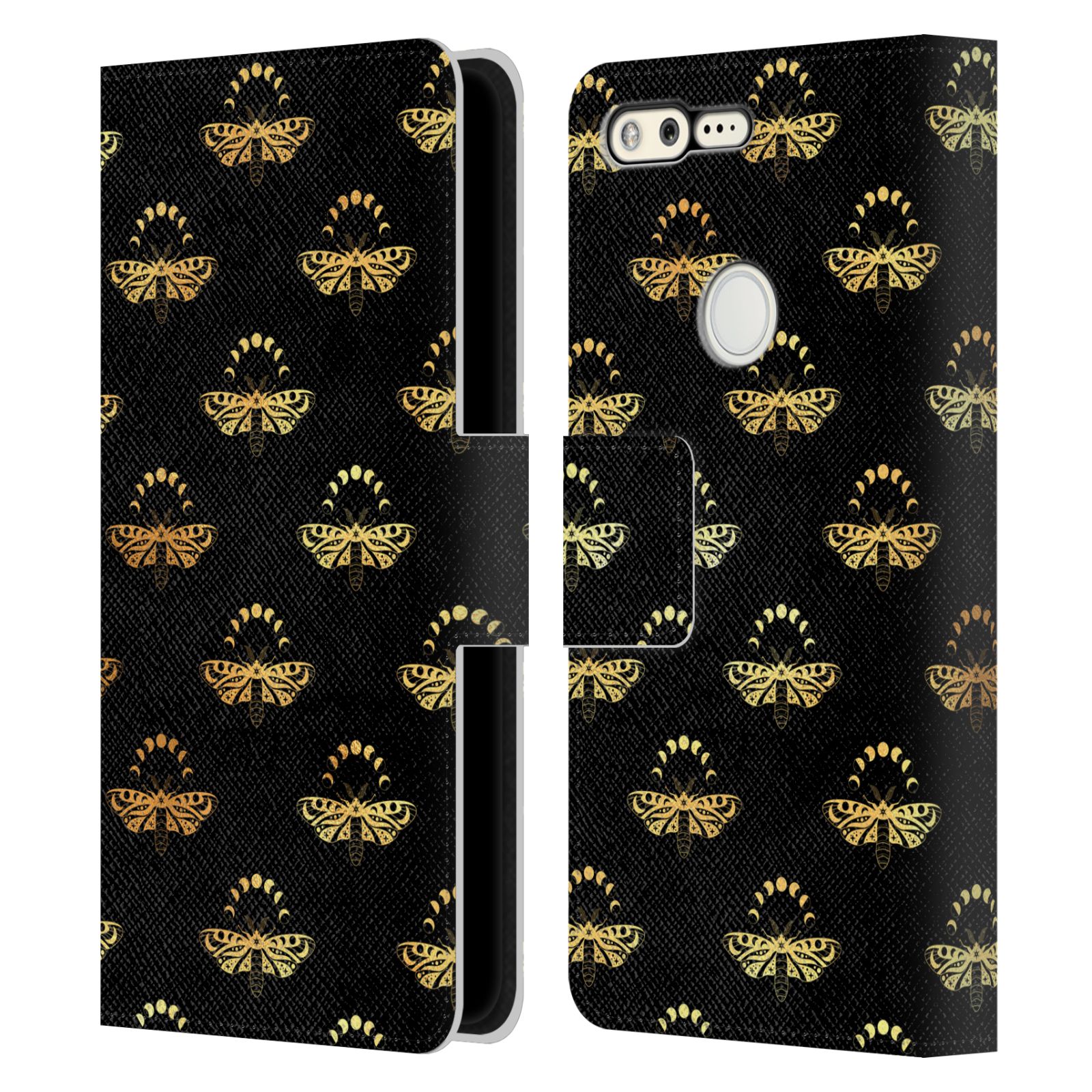 OFFICIAL HAROULITA CELESTIAL GOLD LEATHER BOOK WALLET CASE FOR GOOGLE PHONES - Picture 7 of 15