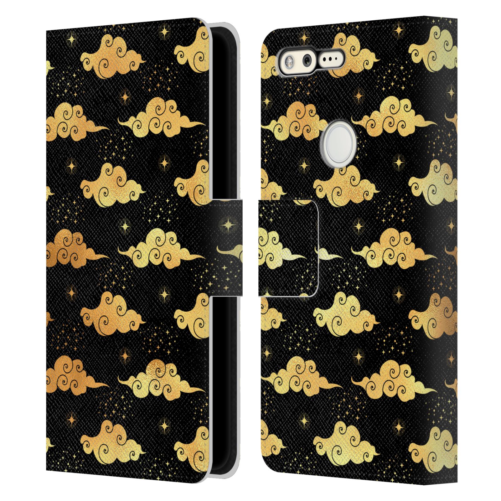 OFFICIAL HAROULITA CELESTIAL GOLD LEATHER BOOK WALLET CASE FOR GOOGLE PHONES - Picture 10 of 15