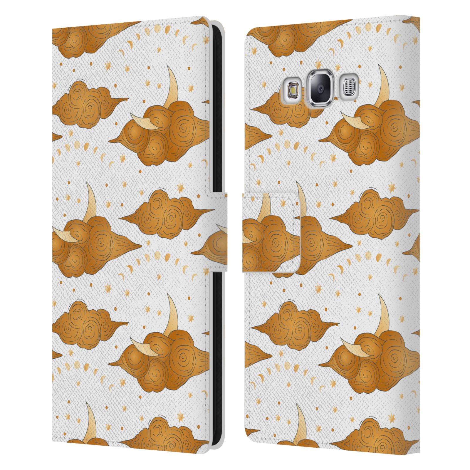 OFFICIAL HAROULITA CELESTIAL GOLD LEATHER BOOK WALLET CASE FOR SAMSUNG PHONES 3 - Picture 9 of 15