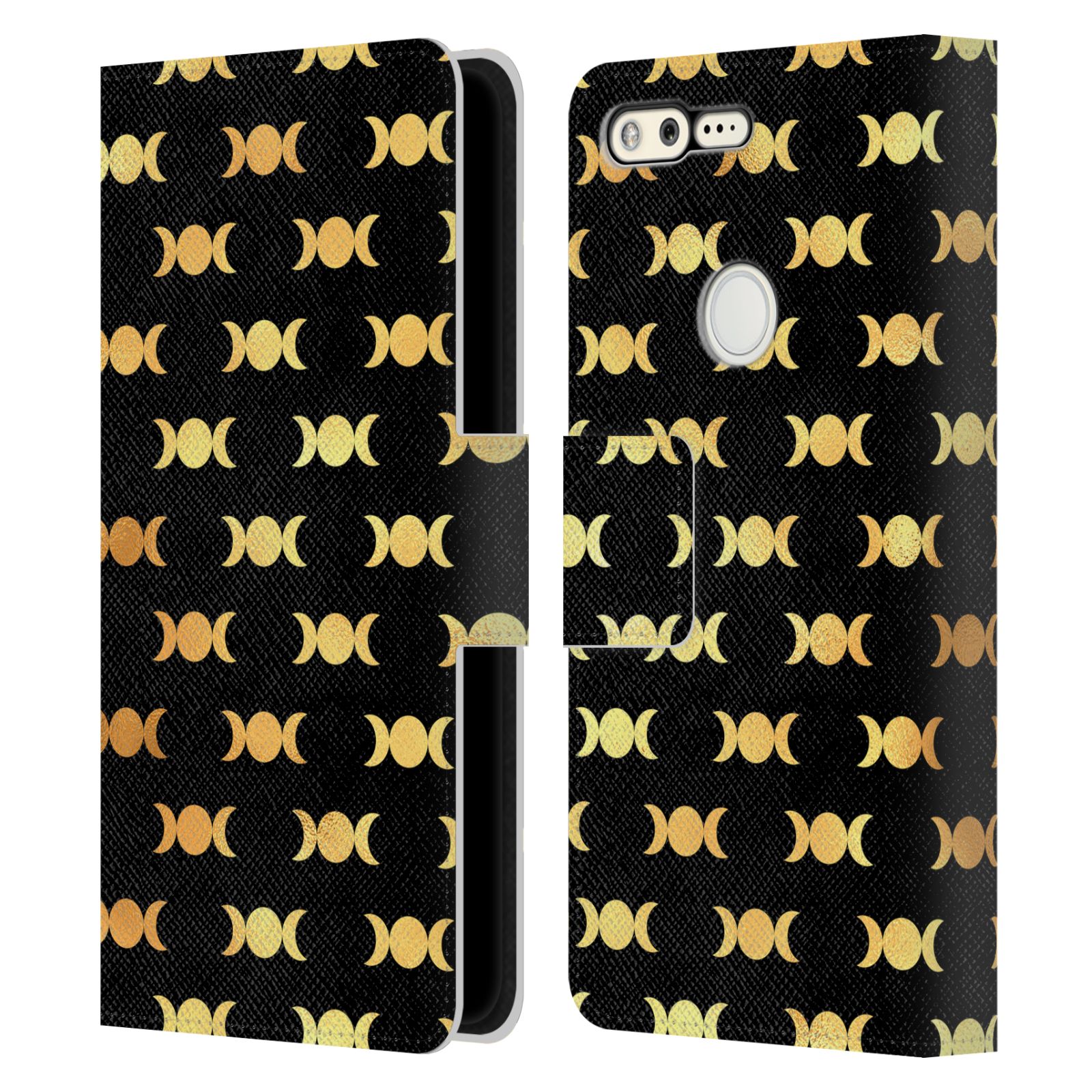 OFFICIAL HAROULITA CELESTIAL GOLD LEATHER BOOK WALLET CASE FOR GOOGLE PHONES - Picture 12 of 15