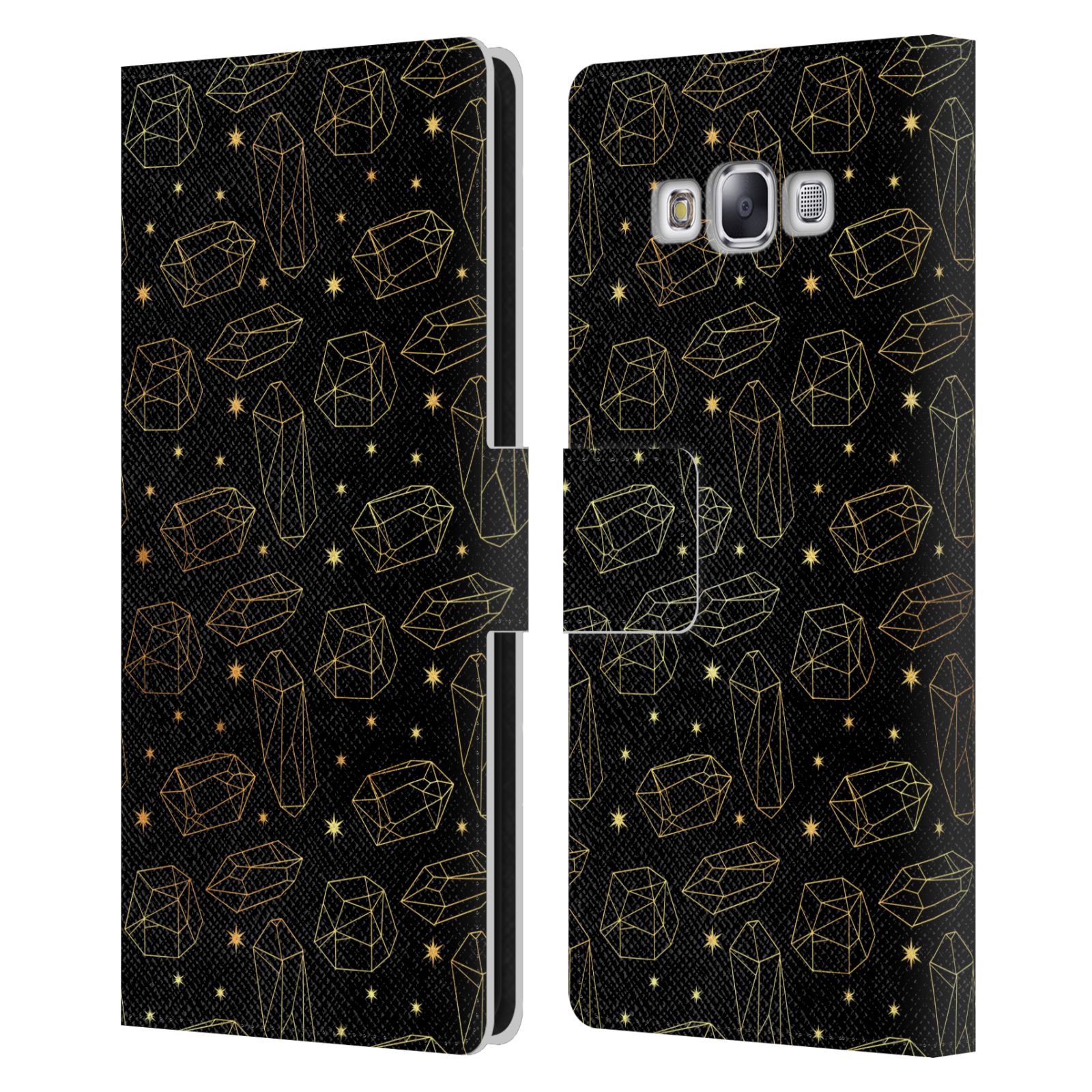 OFFICIAL HAROULITA CELESTIAL GOLD LEATHER BOOK WALLET CASE FOR SAMSUNG PHONES 3 - Picture 13 of 15