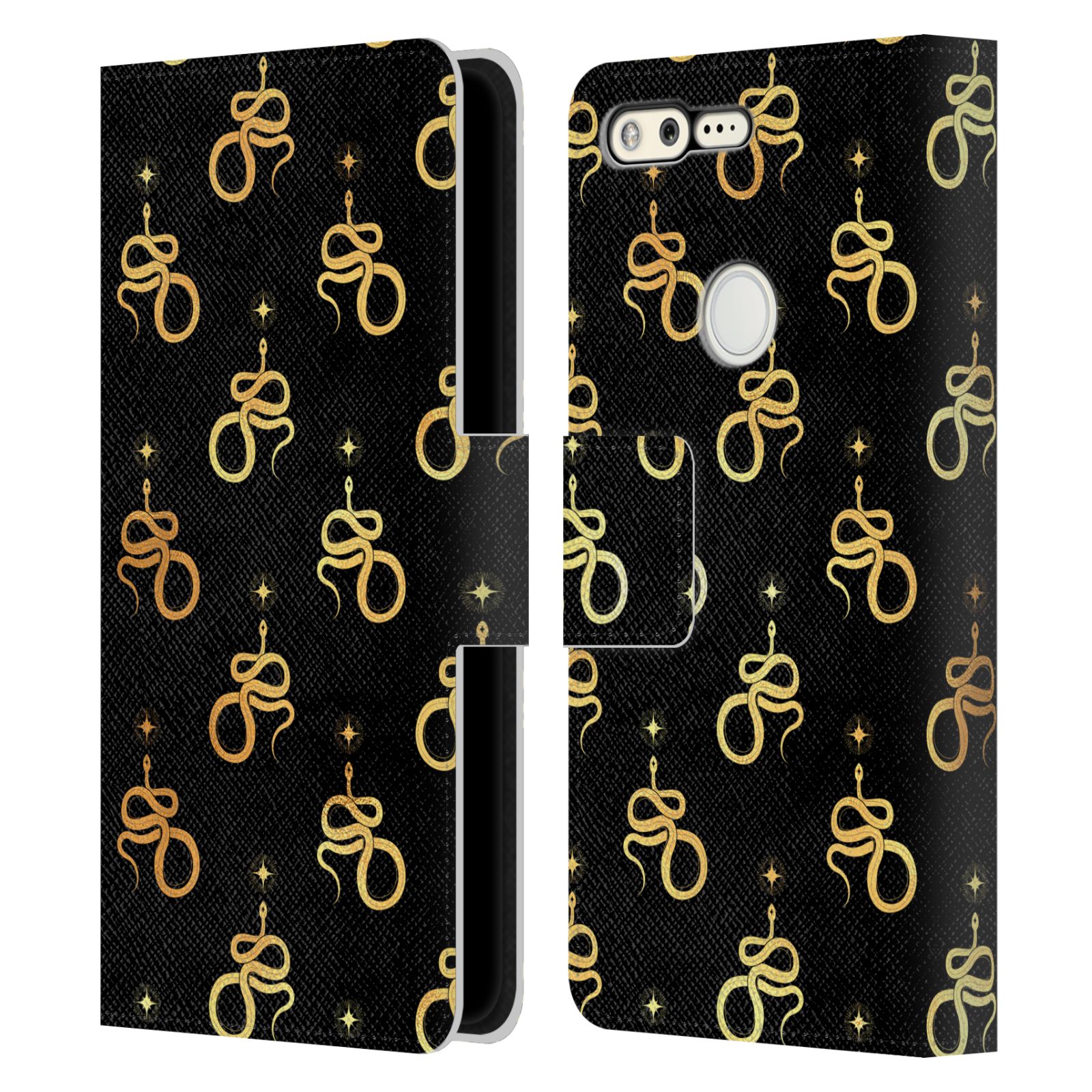 OFFICIAL HAROULITA CELESTIAL GOLD LEATHER BOOK WALLET CASE FOR GOOGLE PHONES - Picture 14 of 15