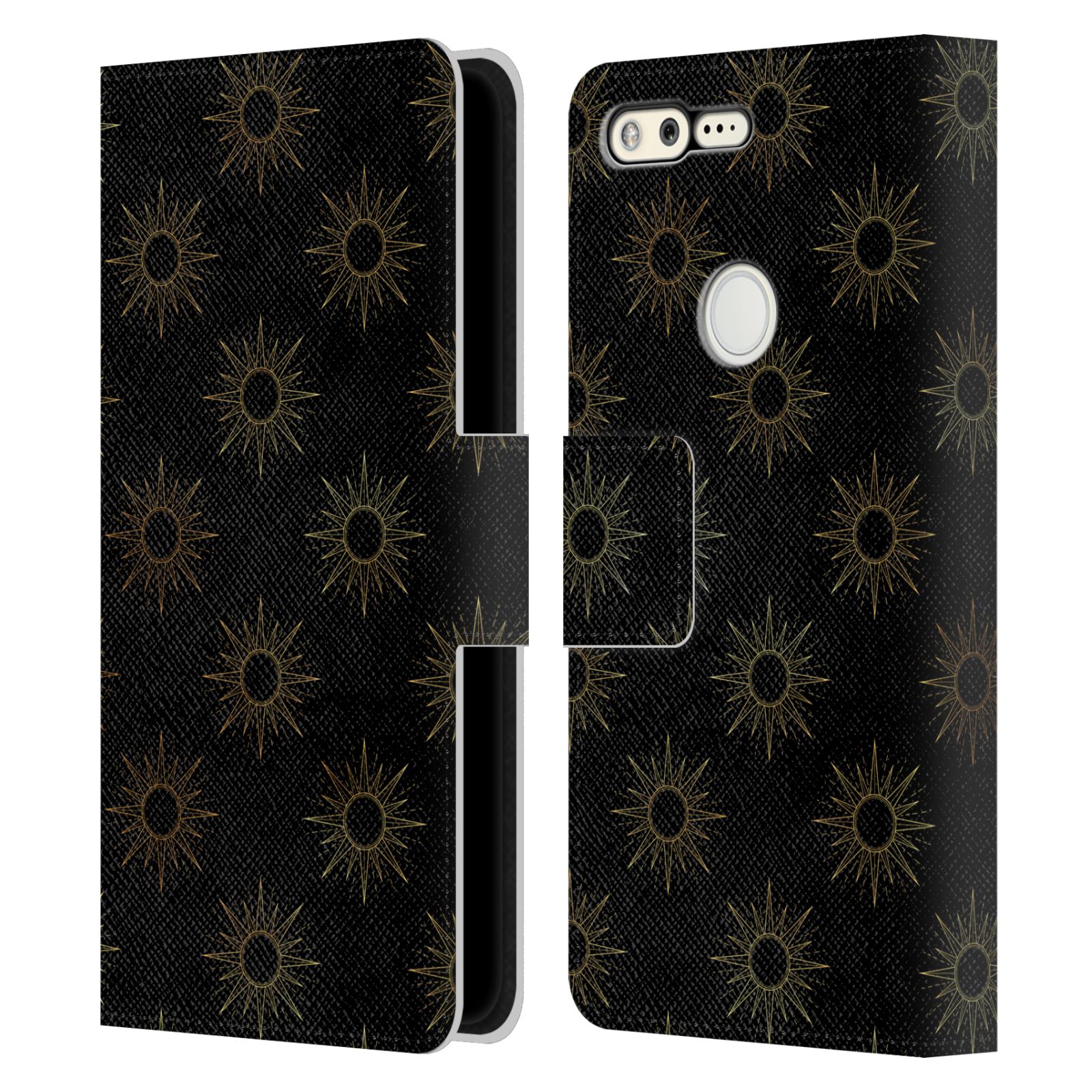 OFFICIAL HAROULITA CELESTIAL GOLD LEATHER BOOK WALLET CASE FOR GOOGLE PHONES - Picture 15 of 15