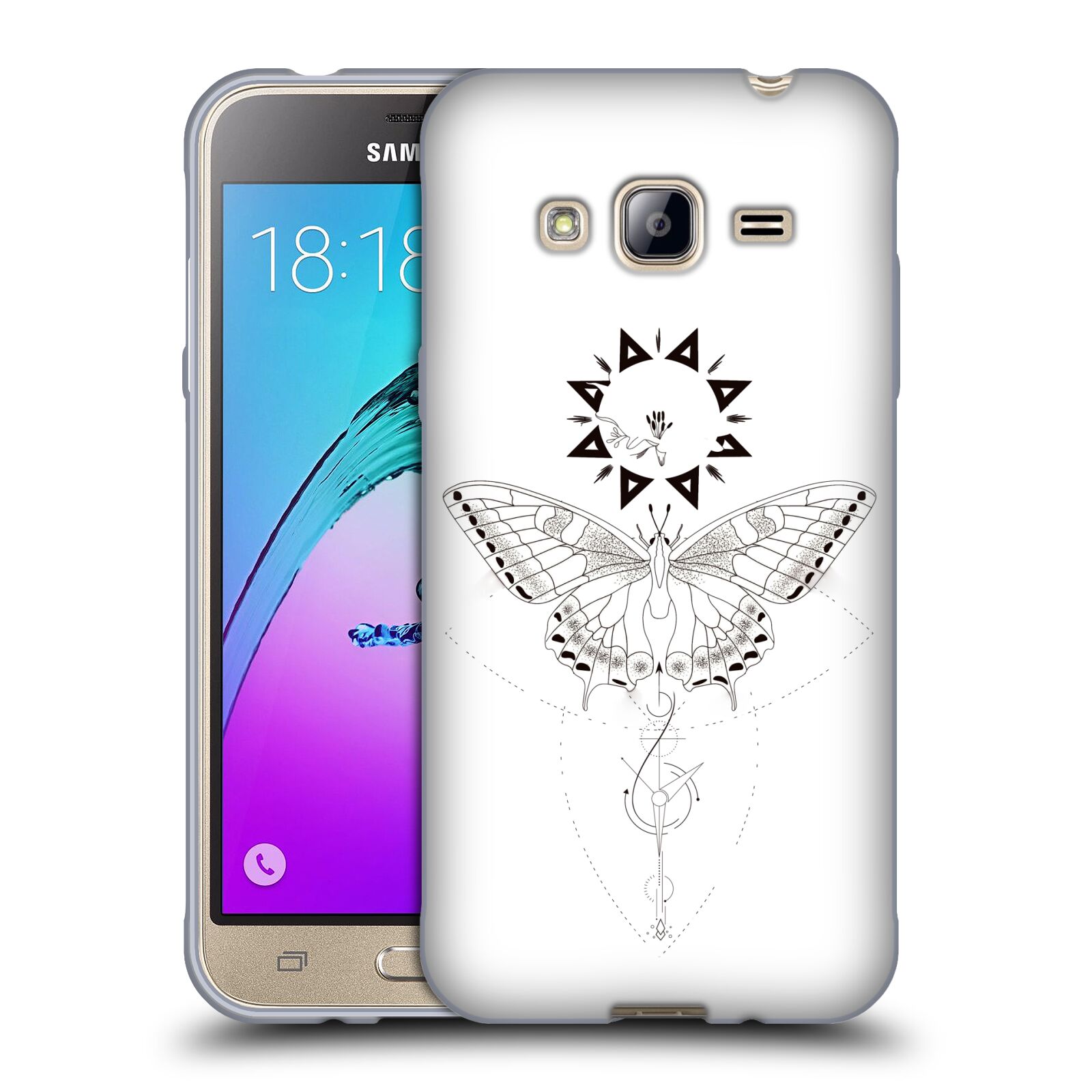 COQUE GEL SOUPLE OFFICIELLE HAROULITA TATOUAGE CÉLESTE POUR TÉLÉPHONES achats SAMSUNG 3