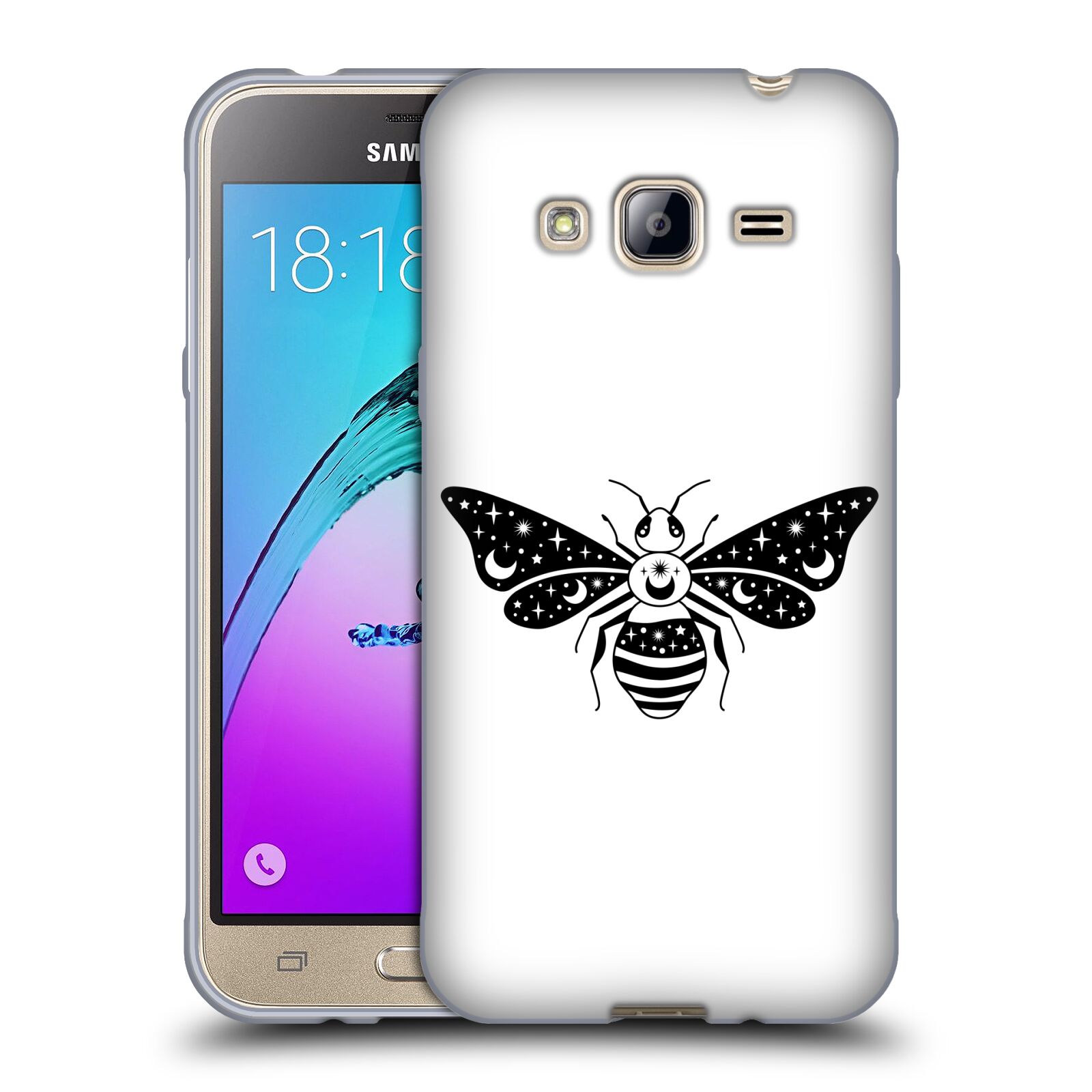 COQUE GEL SOUPLE OFFICIELLE HAROULITA TATOUAGE vendu CÉLESTE POUR TÉLÉPHONES SAMSUNG 3