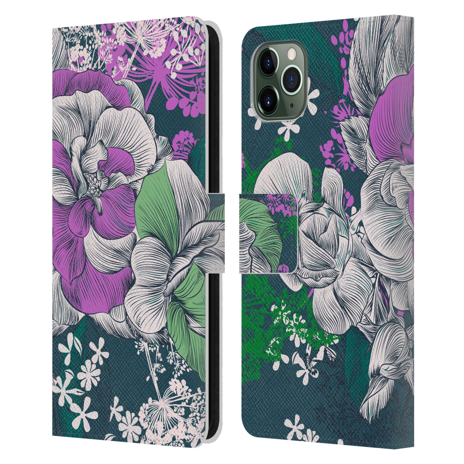 OFFICIAL HAROULITA ETHNIC PATTERN LEATHER BOOK CASE FOR APPLE iPHONE PHONES - Picture 11 of 16