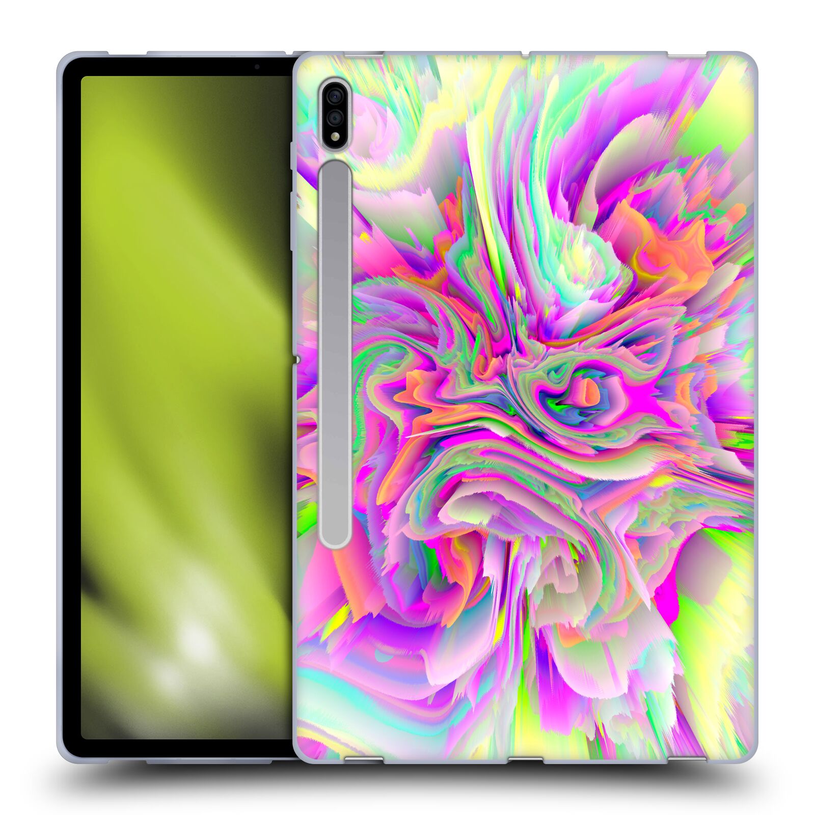 OFFICIAL HAROULITA FLORAL GLITCH 2 SOFT GEL CASE FOR SAMSUNG TABLETS 1 - Picture 12 of 17