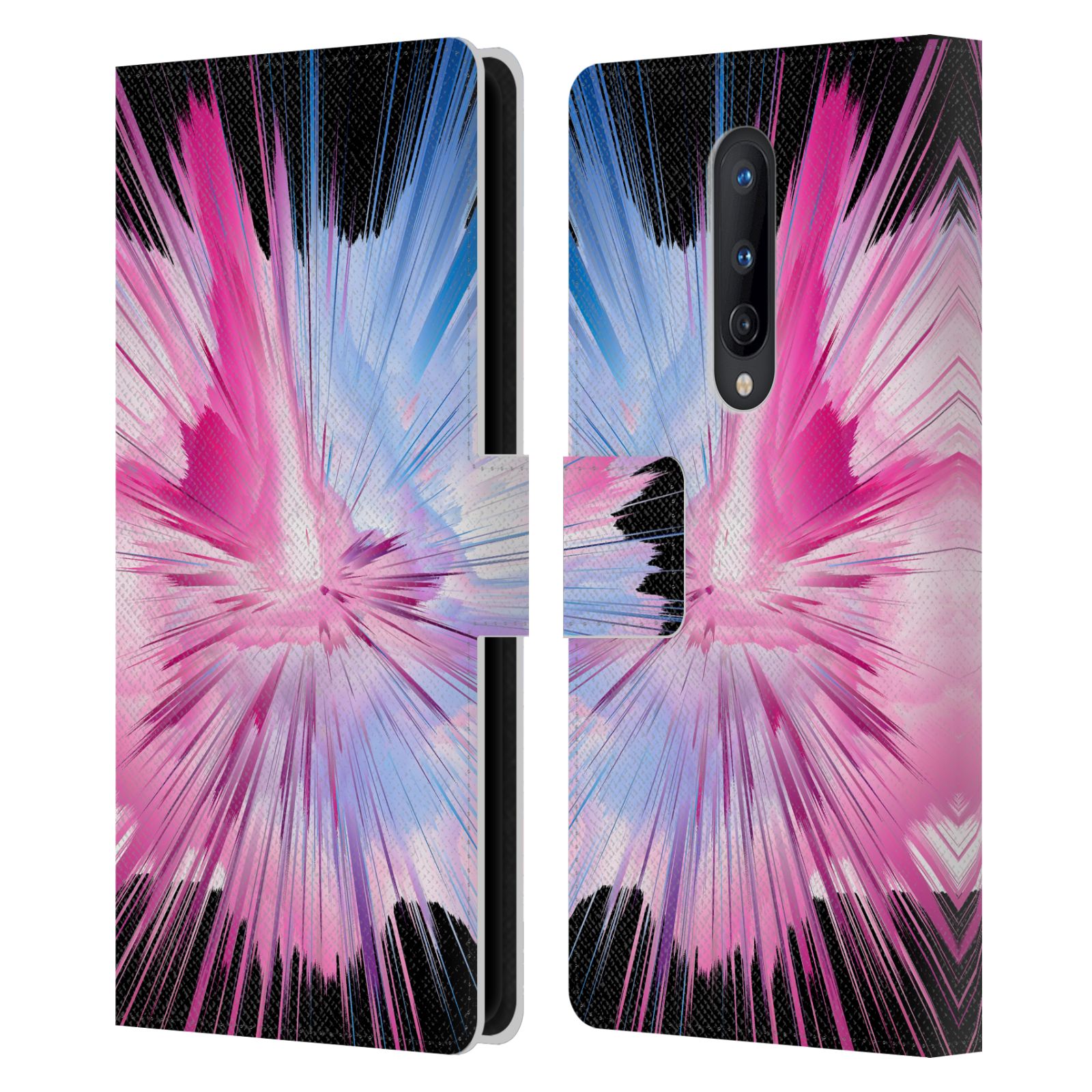 OFFICIAL HAROULITA FLORAL GLITCH 2 LEATHER BOOK WALLET CASE FOR ONEPLUS PHONES - Picture 15 of 17