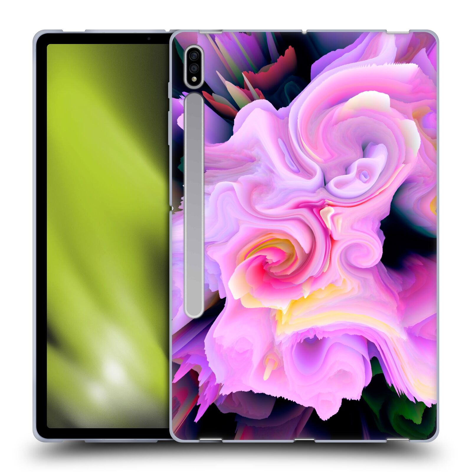 OFFICIAL HAROULITA FLORAL GLITCH 2 SOFT GEL CASE FOR SAMSUNG TABLETS 1 - Picture 14 of 17