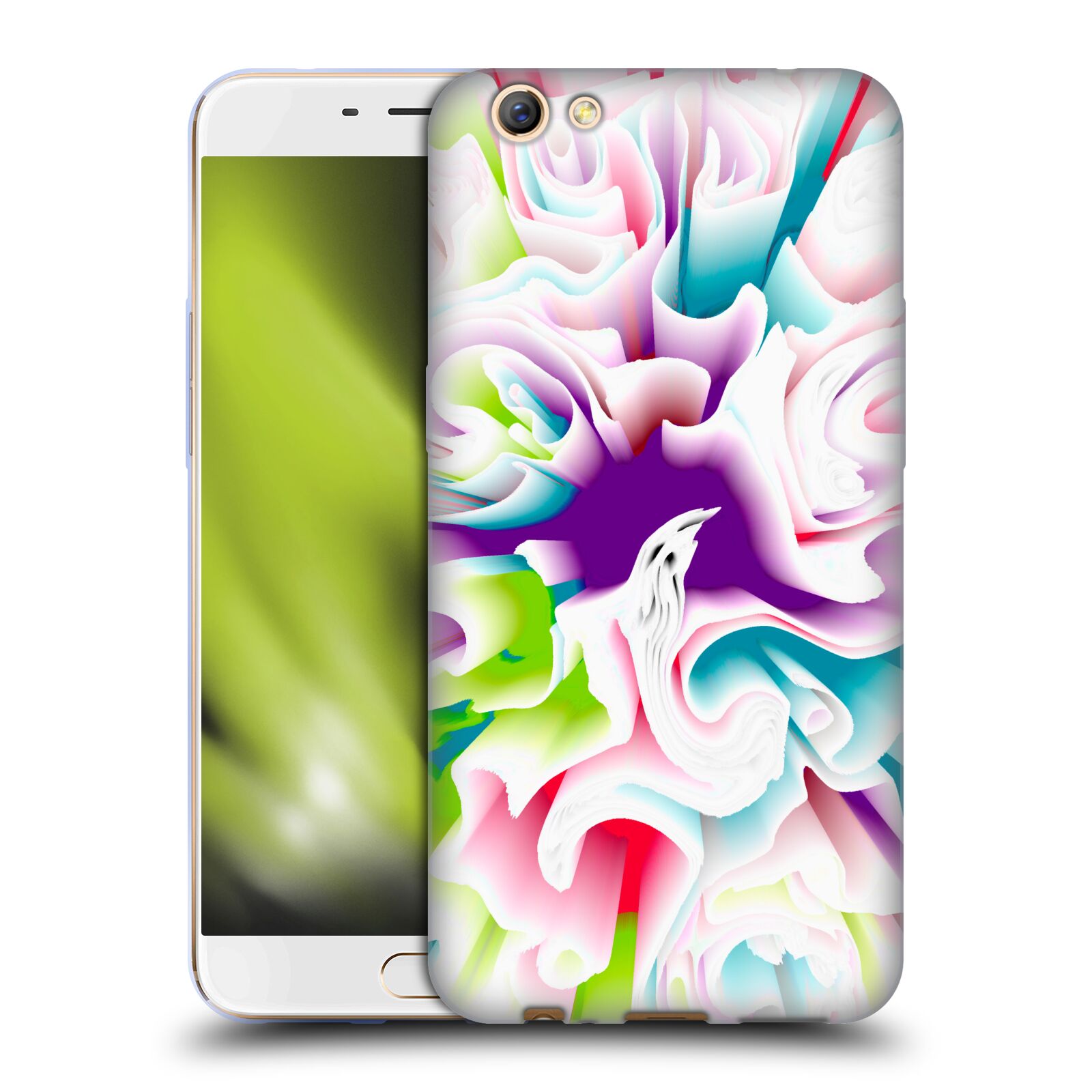 OFFICIAL HAROULITA GLITCH SOFT GEL CASE FOR OPPO PHONES