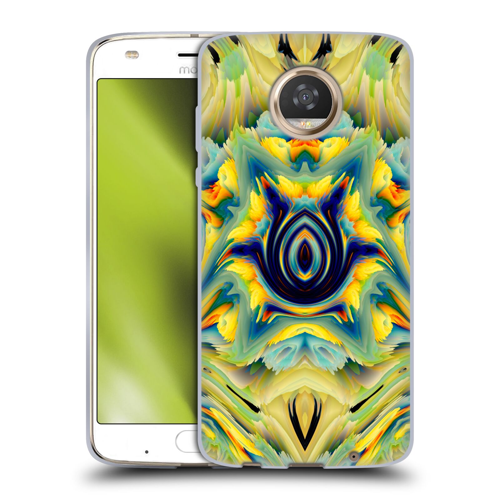 FUNDA OFICIAL HAROULITA CALEIDOSCOPIO GEL SUAVE PARA TELÉFONOS MOTOROLA 2 - Imagen 8 de 14
