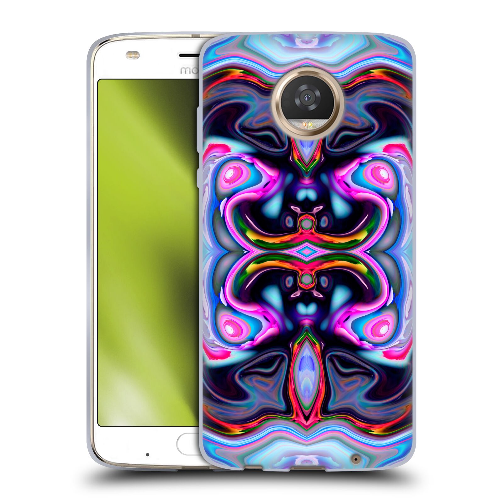 FUNDA OFICIAL HAROULITA CALEIDOSCOPIO GEL SUAVE PARA TELÉFONOS MOTOROLA 2 - Imagen 9 de 14