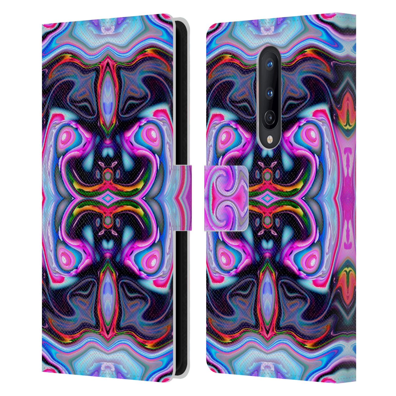 OFFICIAL HAROULITA KALEIDOSCOPE LEATHER BOOK WALLET CASE FOR BLACKBERRY ONEPLUS - Picture 8 of 13