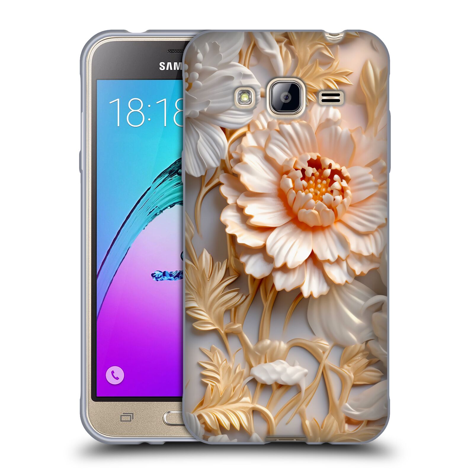 OFFICIAL HAROULITA LEAVES AND FLOWERS SOFT GEL CASE FOR SAMSUNG PHONES 3 - Picture 10 of 10