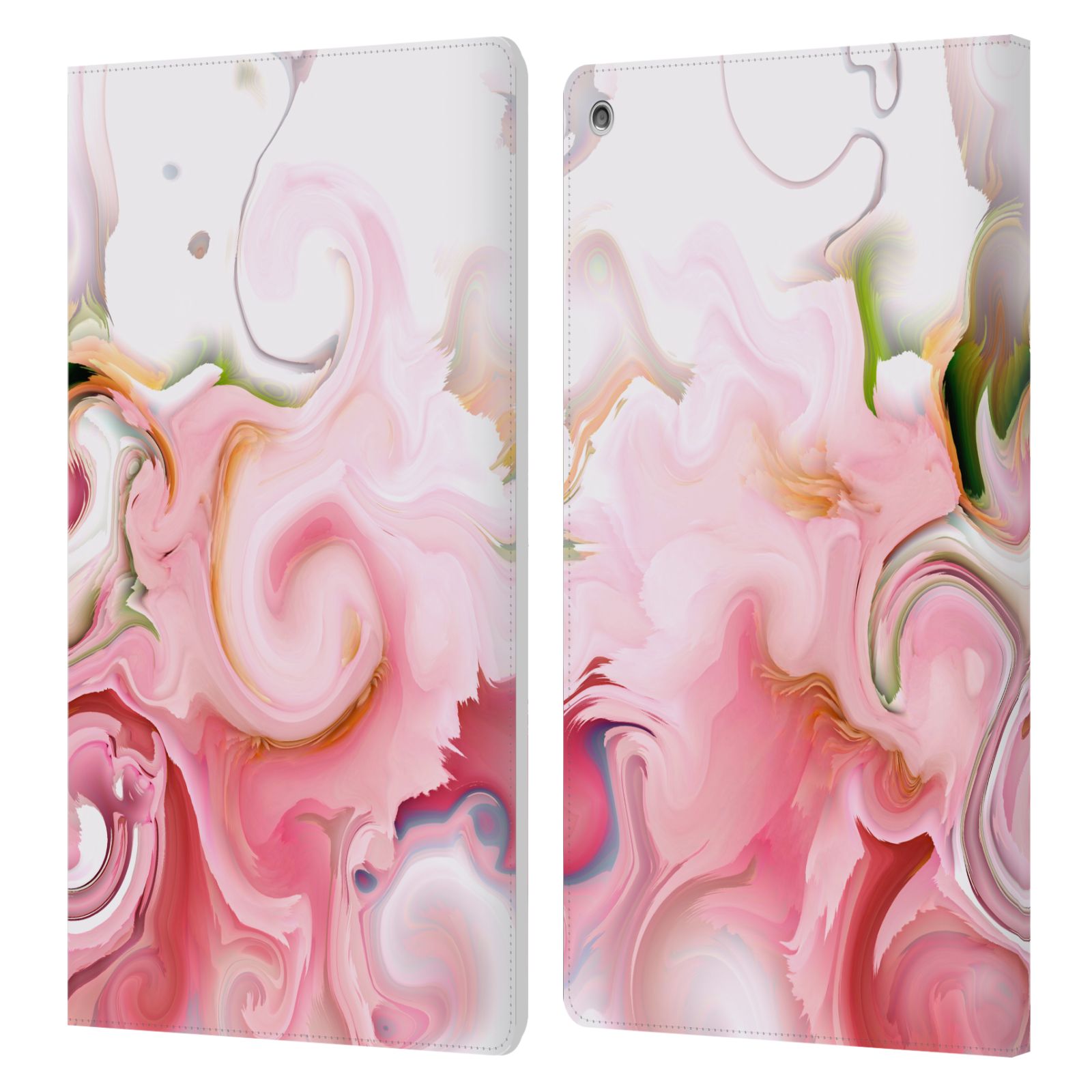 OFFICIAL HAROULITA LIQUID MARBLE LEATHER BOOK WALLET CASE COVER FOR AMAZON FIRE - Picture 10 of 21