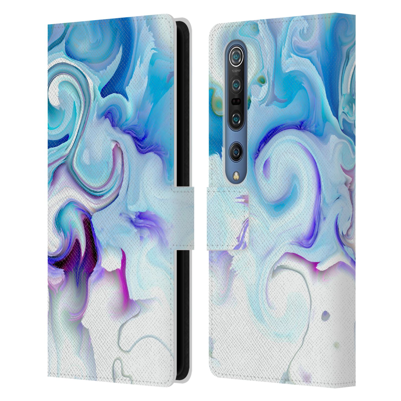 OFFICIAL HAROULITA LIQUID MARBLE LEATHER BOOK WALLET CASE FOR XIAOMI PHONES