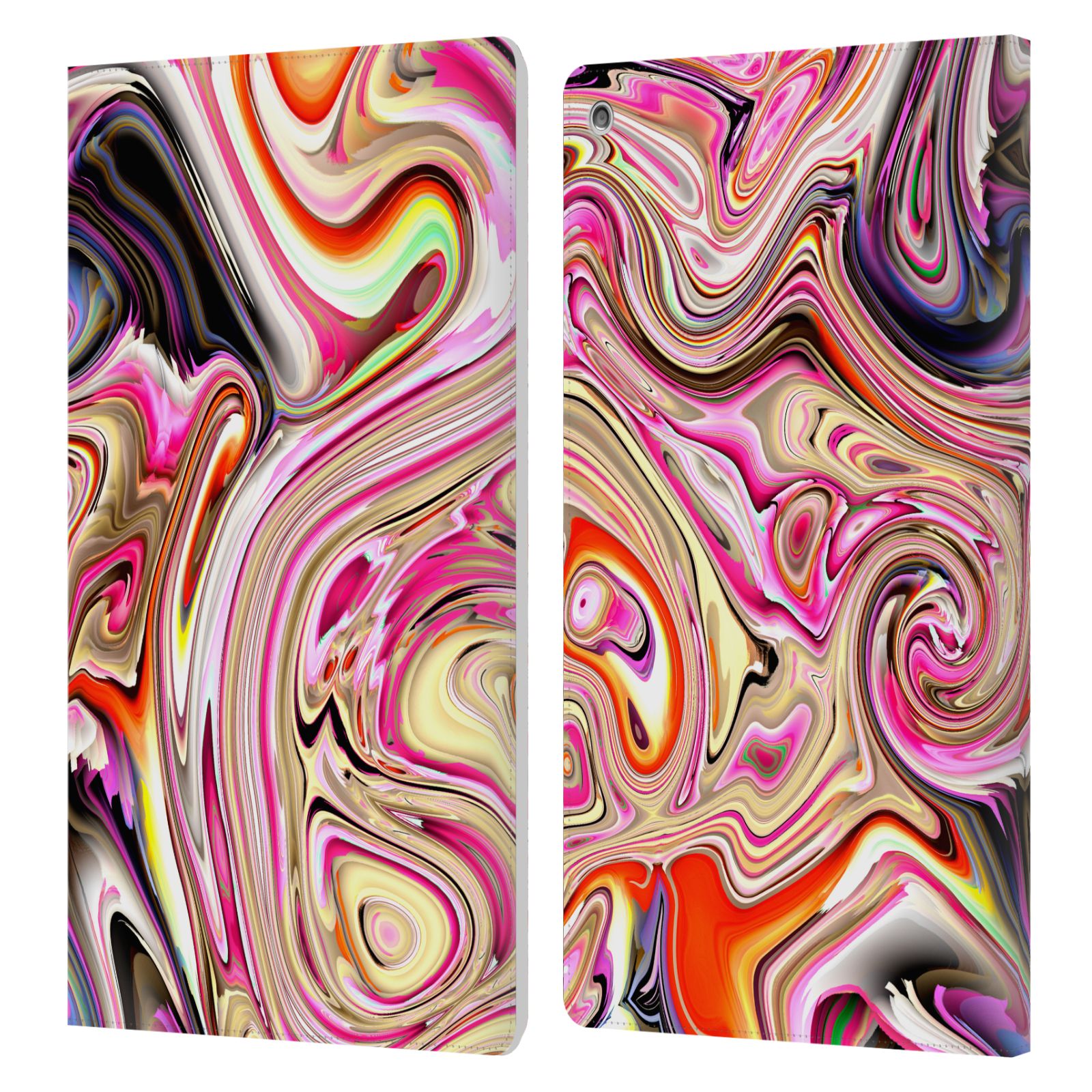 OFFICIAL HAROULITA LIQUID MARBLE LEATHER BOOK WALLET CASE COVER FOR AMAZON FIRE - Picture 15 of 21