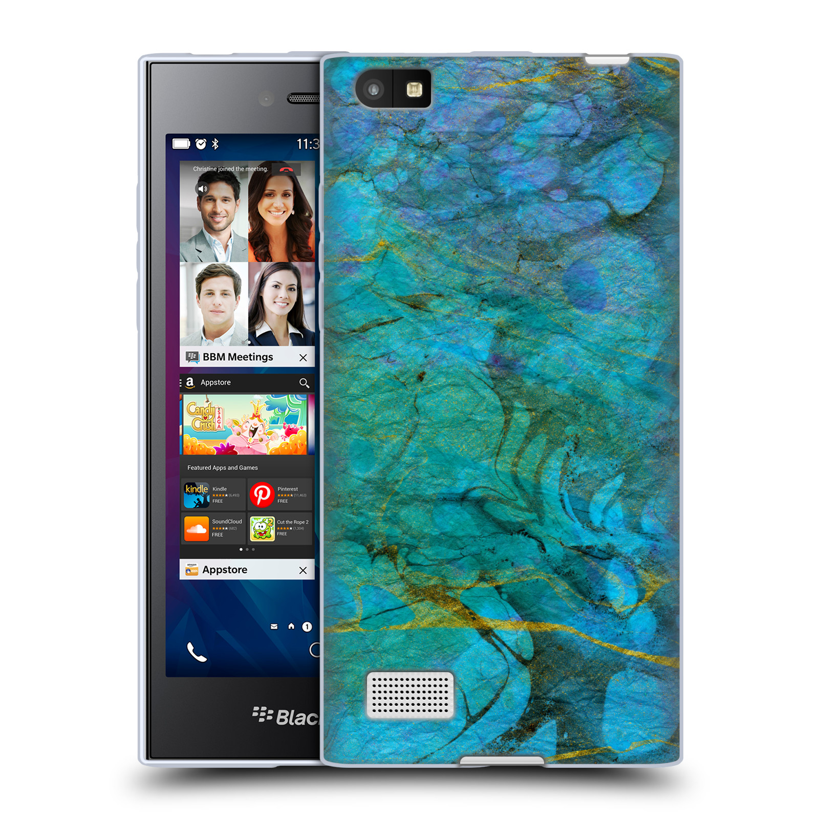 OFFICIAL HAROULITA MARBLE GEL CASE FOR BLACKBERRY PHONES - Picture 9 of 23