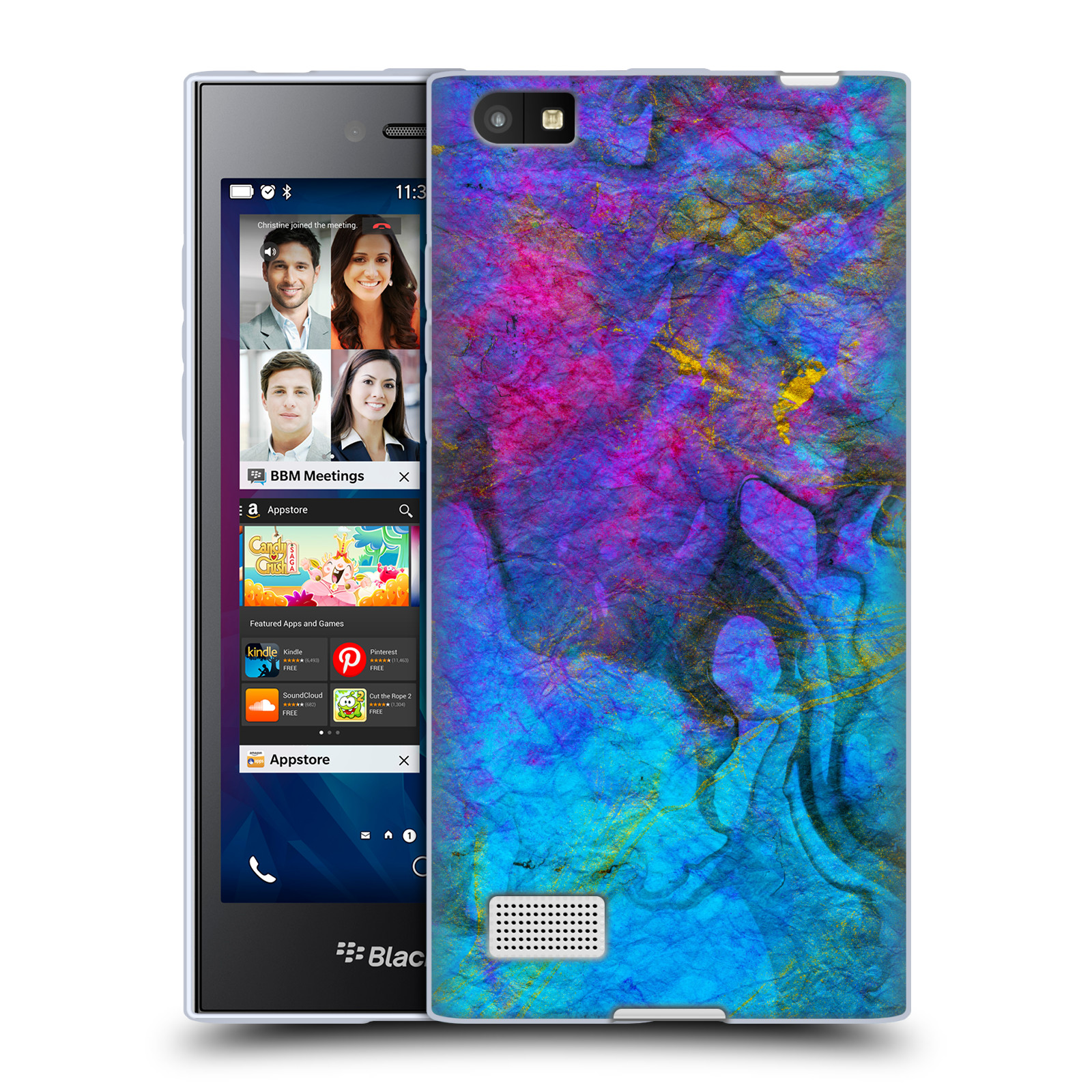 OFFICIAL HAROULITA MARBLE GEL CASE FOR BLACKBERRY PHONES - Picture 10 of 23